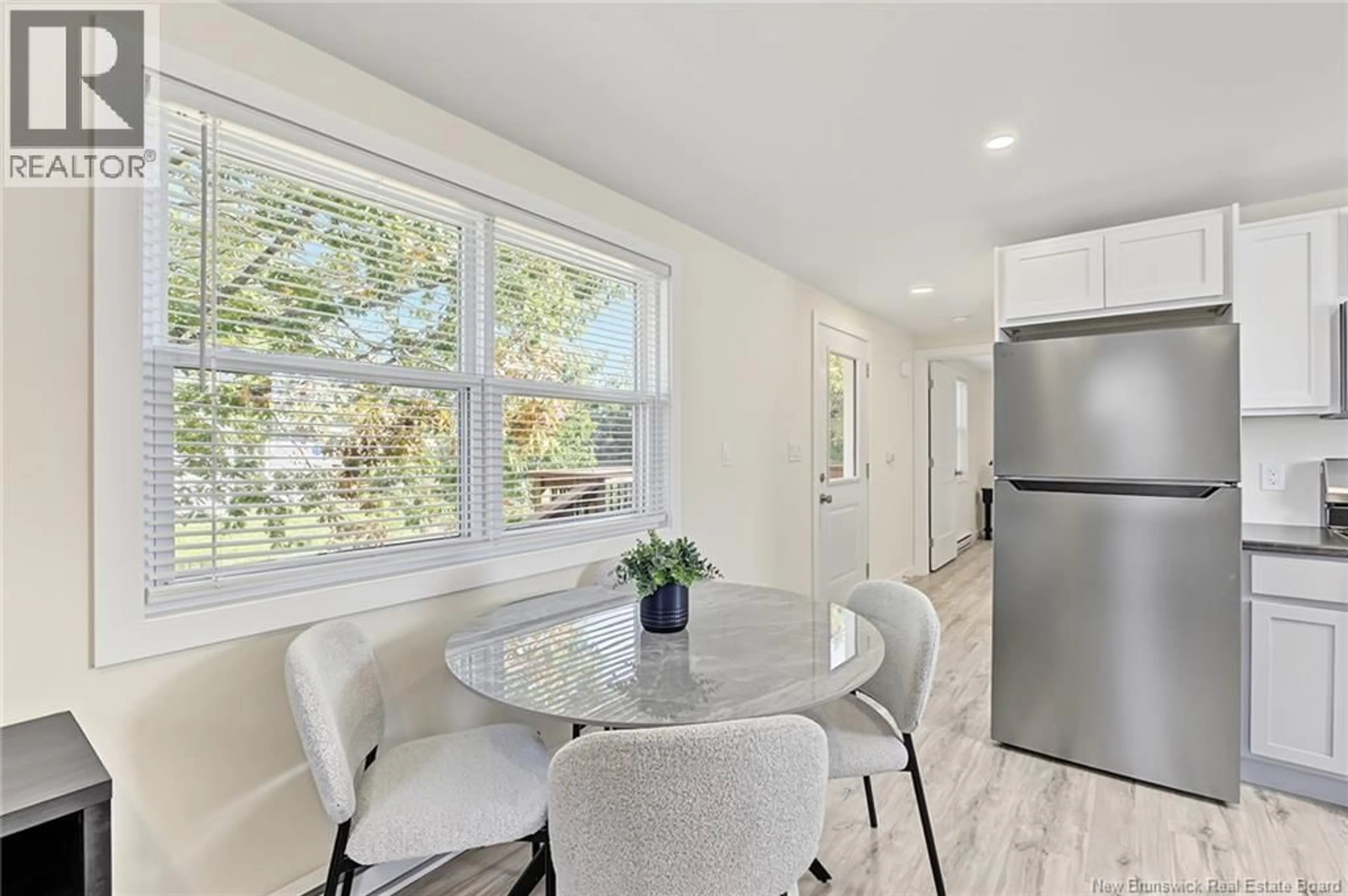 Open concept kitchen, ceramic/tile floor for 67 LEAFWOOD CRESCENT, Fredericton New Brunswick E3B6P1