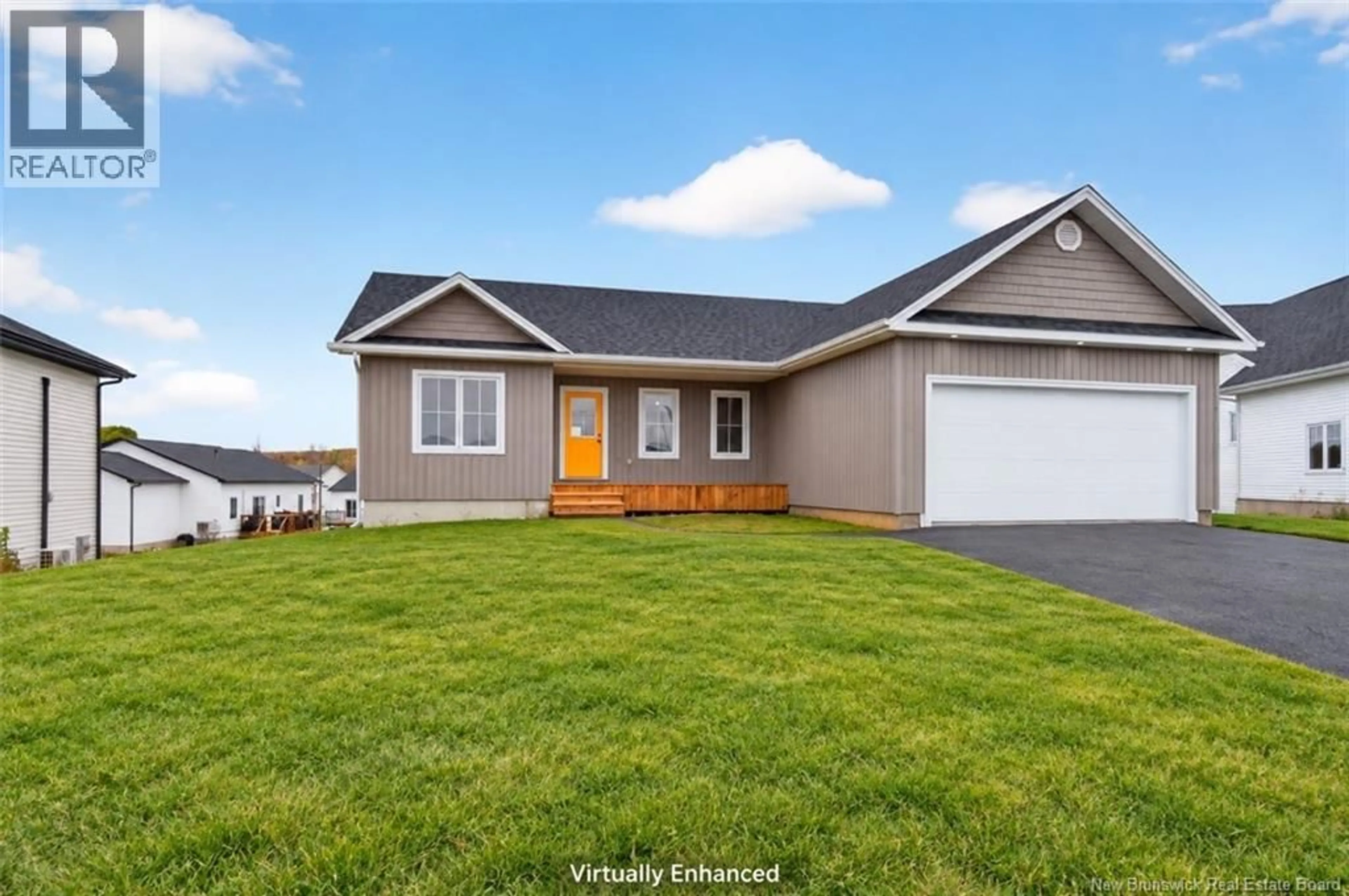 Home with vinyl exterior material, street for 13 GEYSSEN COURT, Fredericton New Brunswick E3G0K8