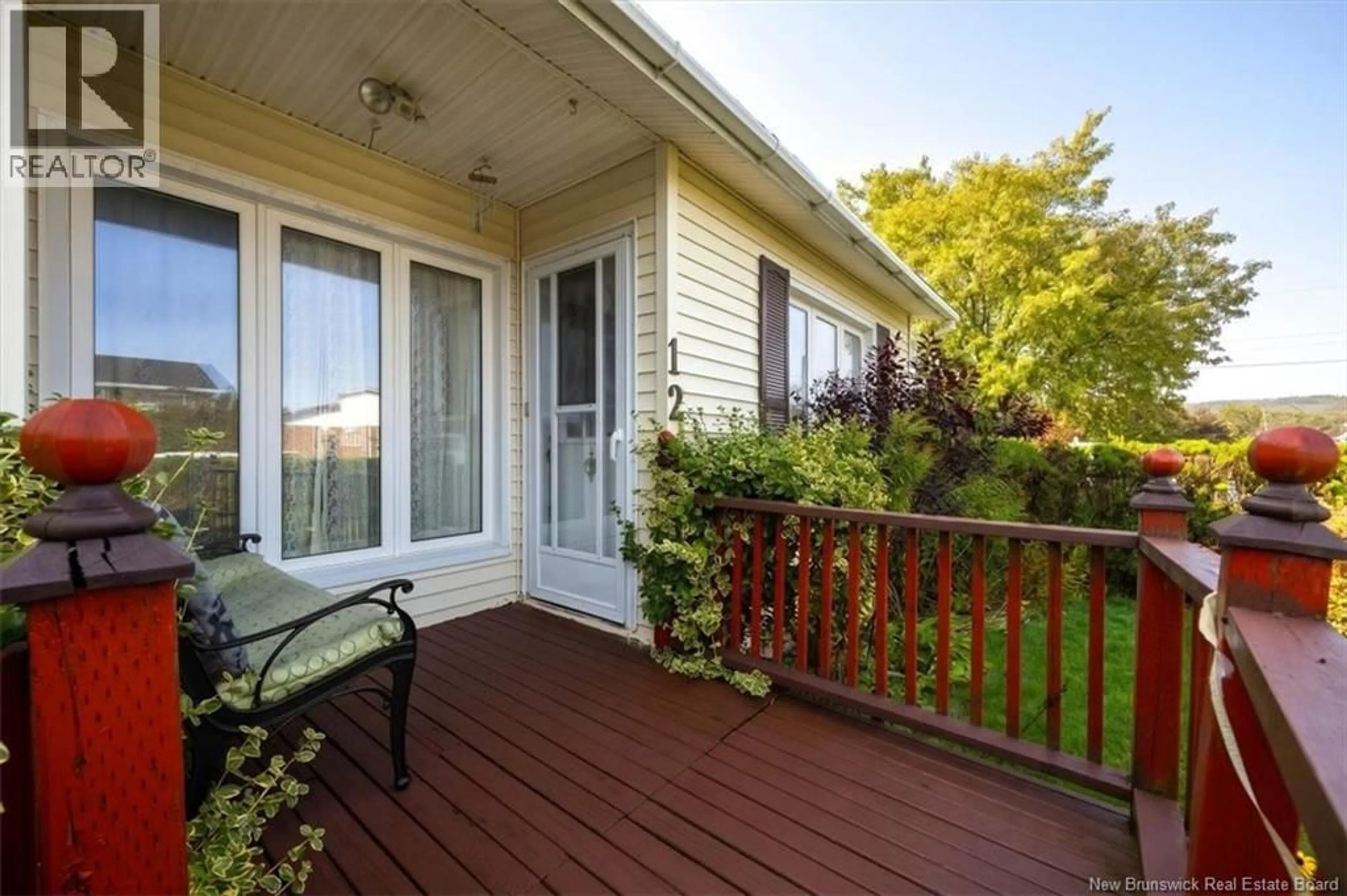 Patio, water/lake/river/ocean view for 12 AVON COURT, Saint John New Brunswick E2P1A2