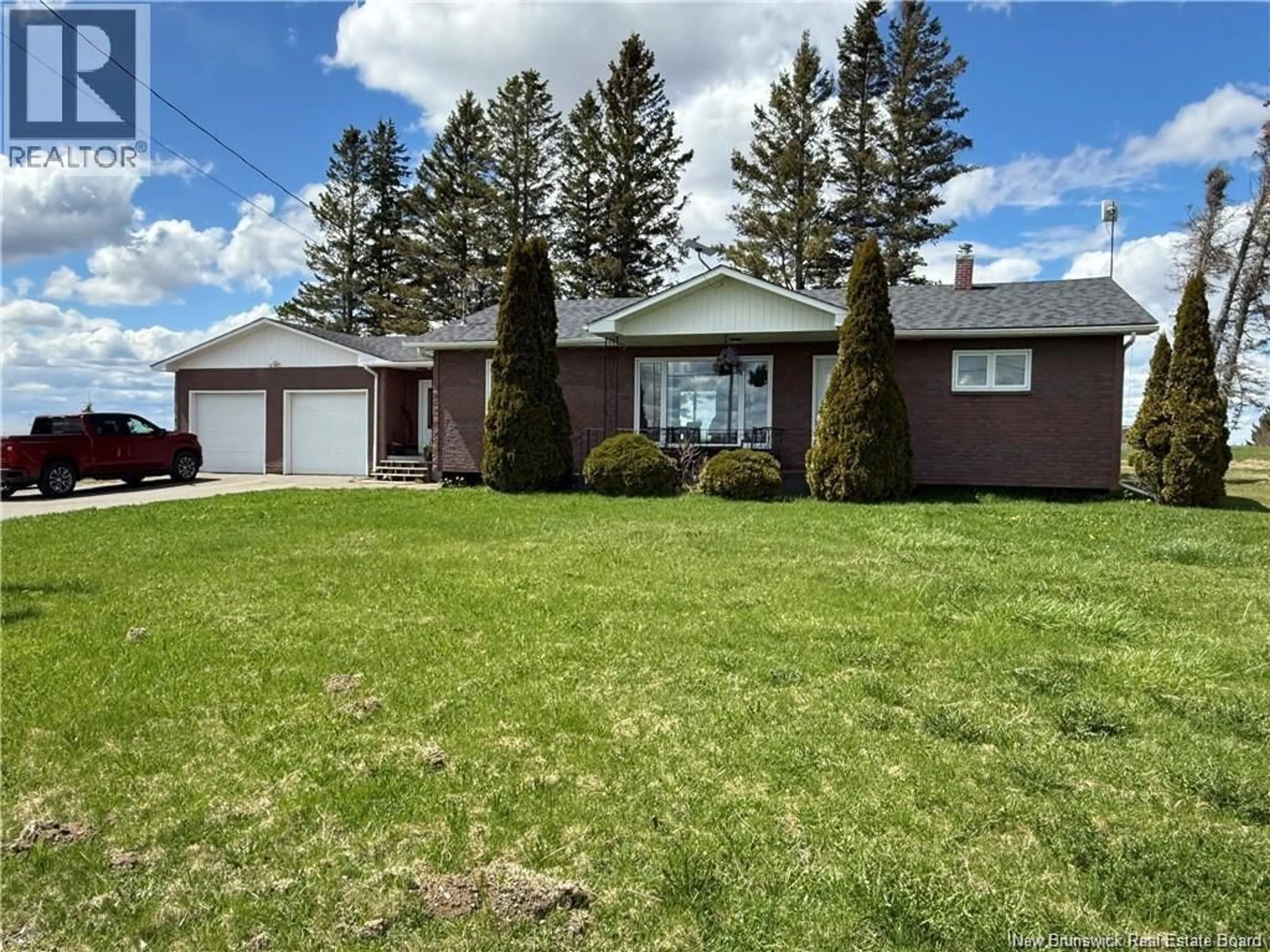 A pic from outside/outdoor area/front of a property/back of a property/a pic from drone, street for 241 MAIN NEW-DENMARK ROAD, New Denmark New Brunswick E7G2B8