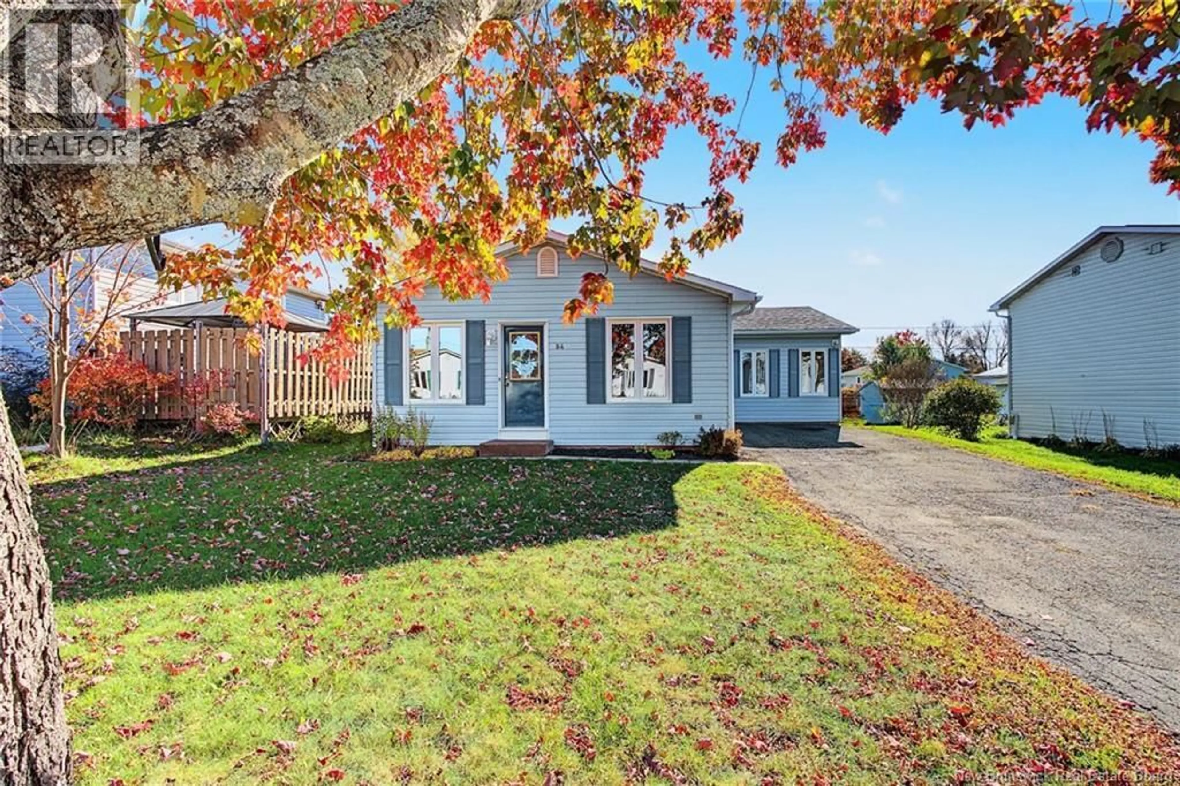 Home with vinyl exterior material, street for 84 JAMES STREET, Fredericton New Brunswick E3G5V6