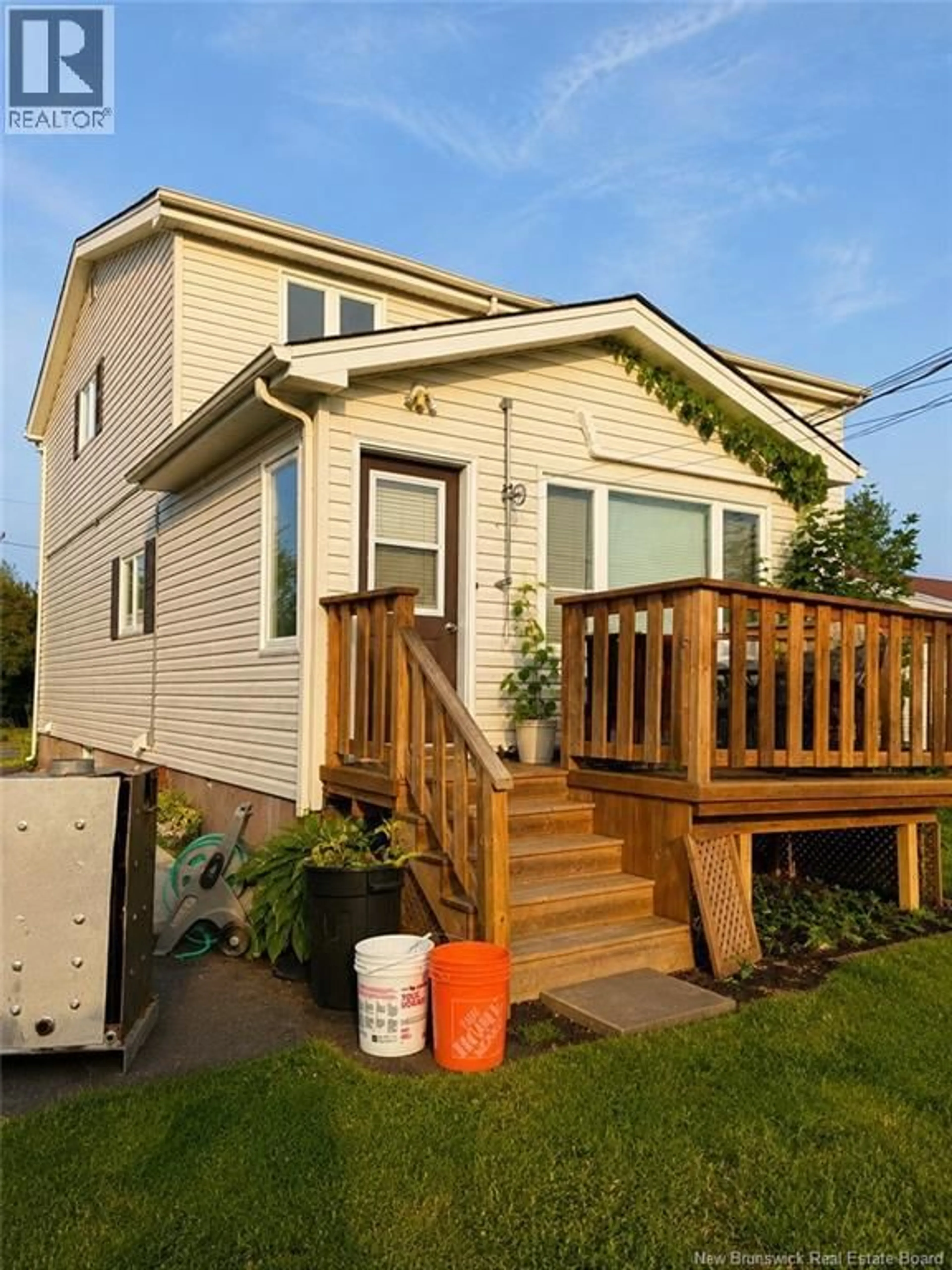 Home with vinyl exterior material, street for 66 WHITNEY AVENUE, Moncton New Brunswick E1C8C6