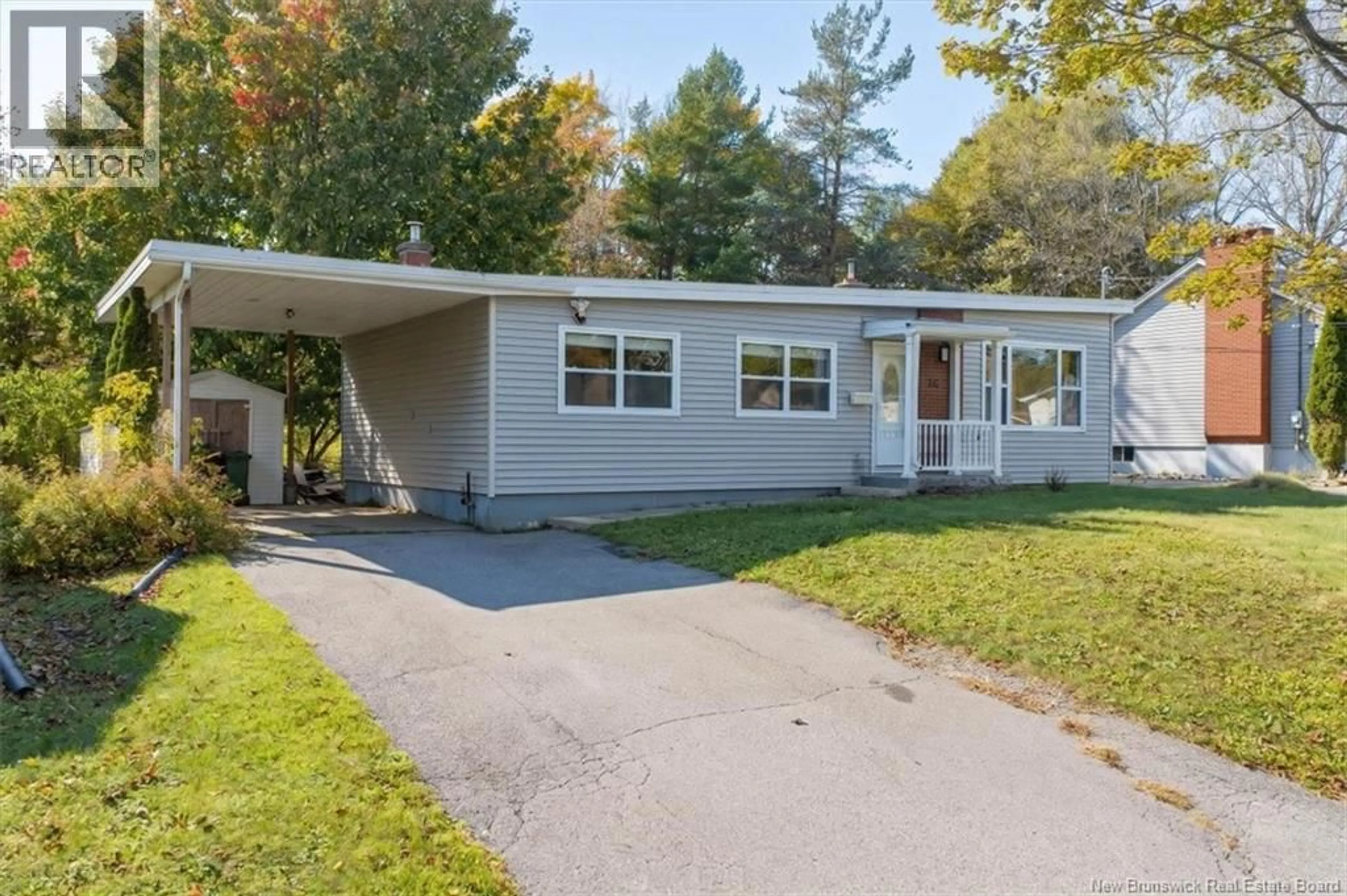 Home with vinyl exterior material, street for 26 MURIEL AVENUE, Saint John New Brunswick E2J3H1