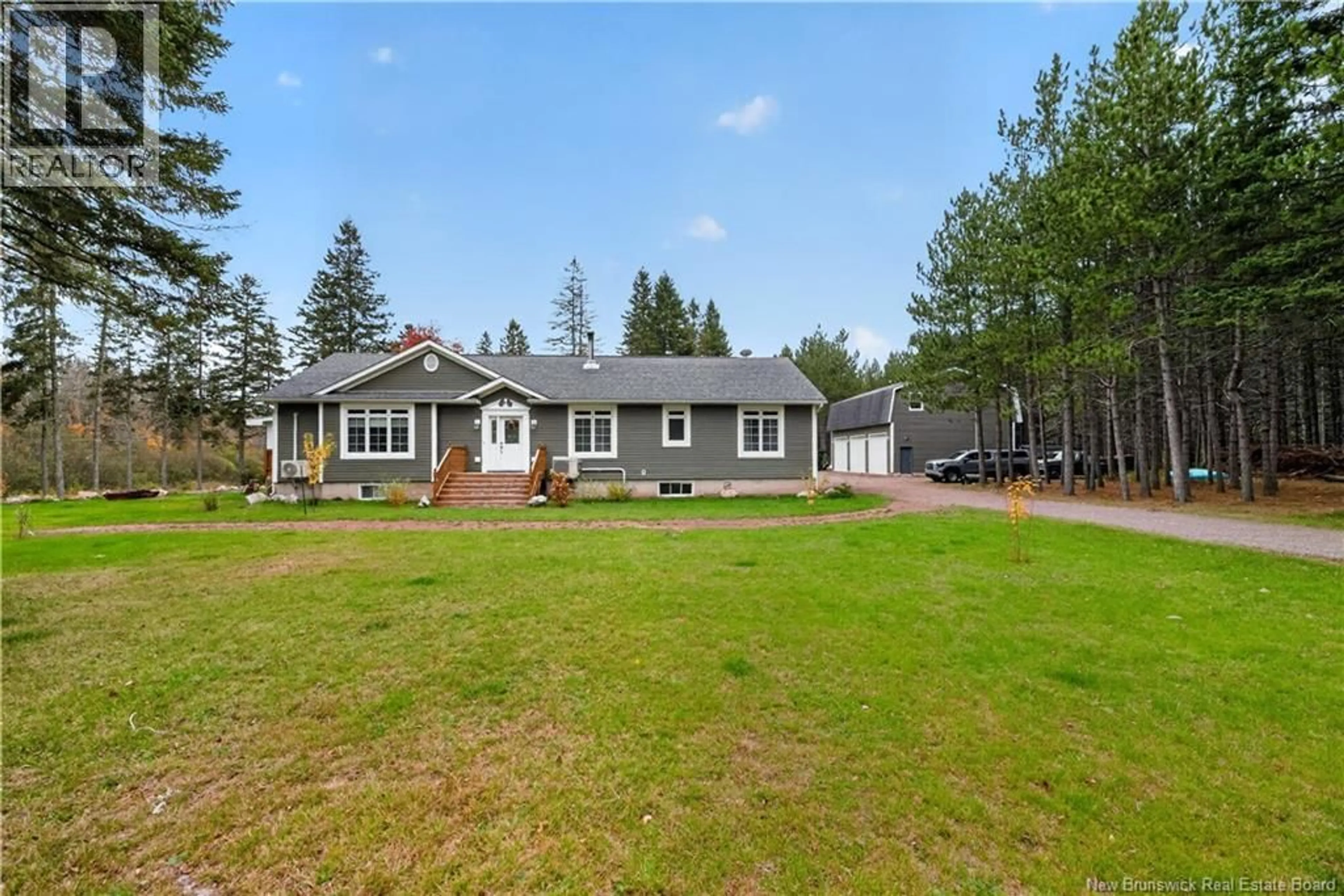 A pic from outside/outdoor area/front of a property/back of a property/a pic from drone, unknown for 28 CHURCH HILL ROAD, Elgin New Brunswick E4Z1P9