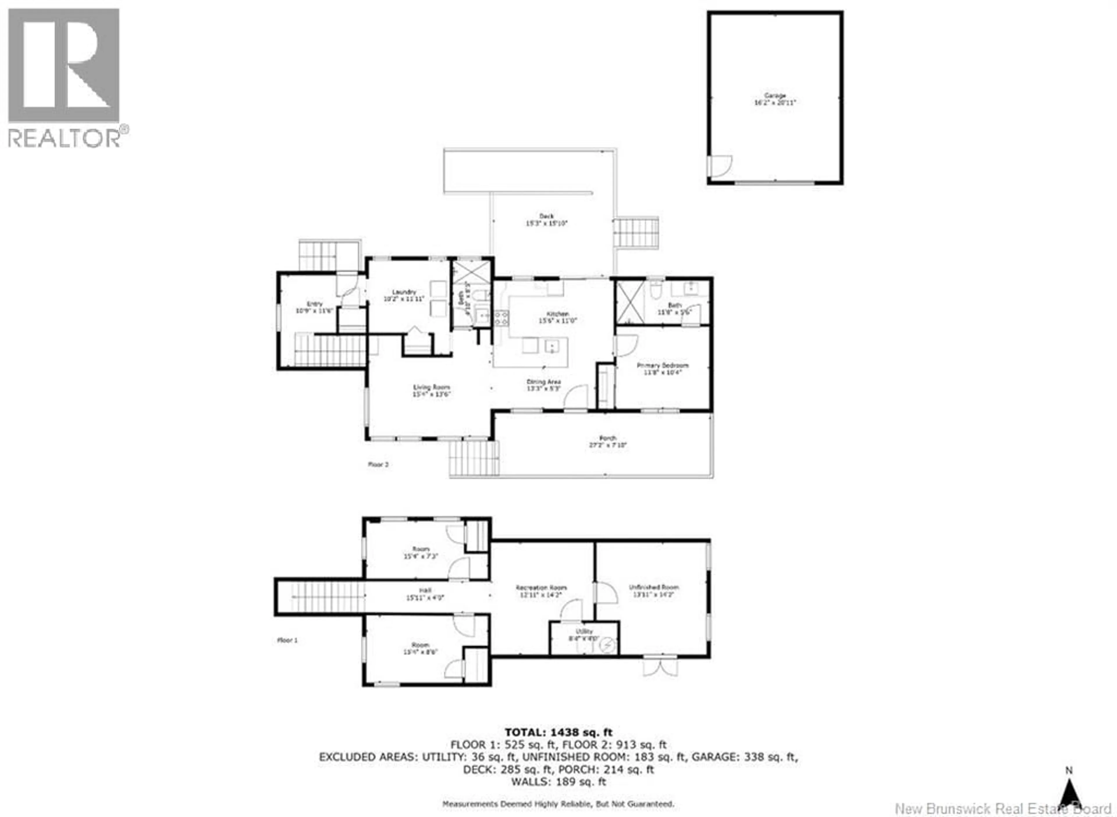 Floor plan for 504 ROUTE 425, Strathadam New Brunswick E1V4G8
