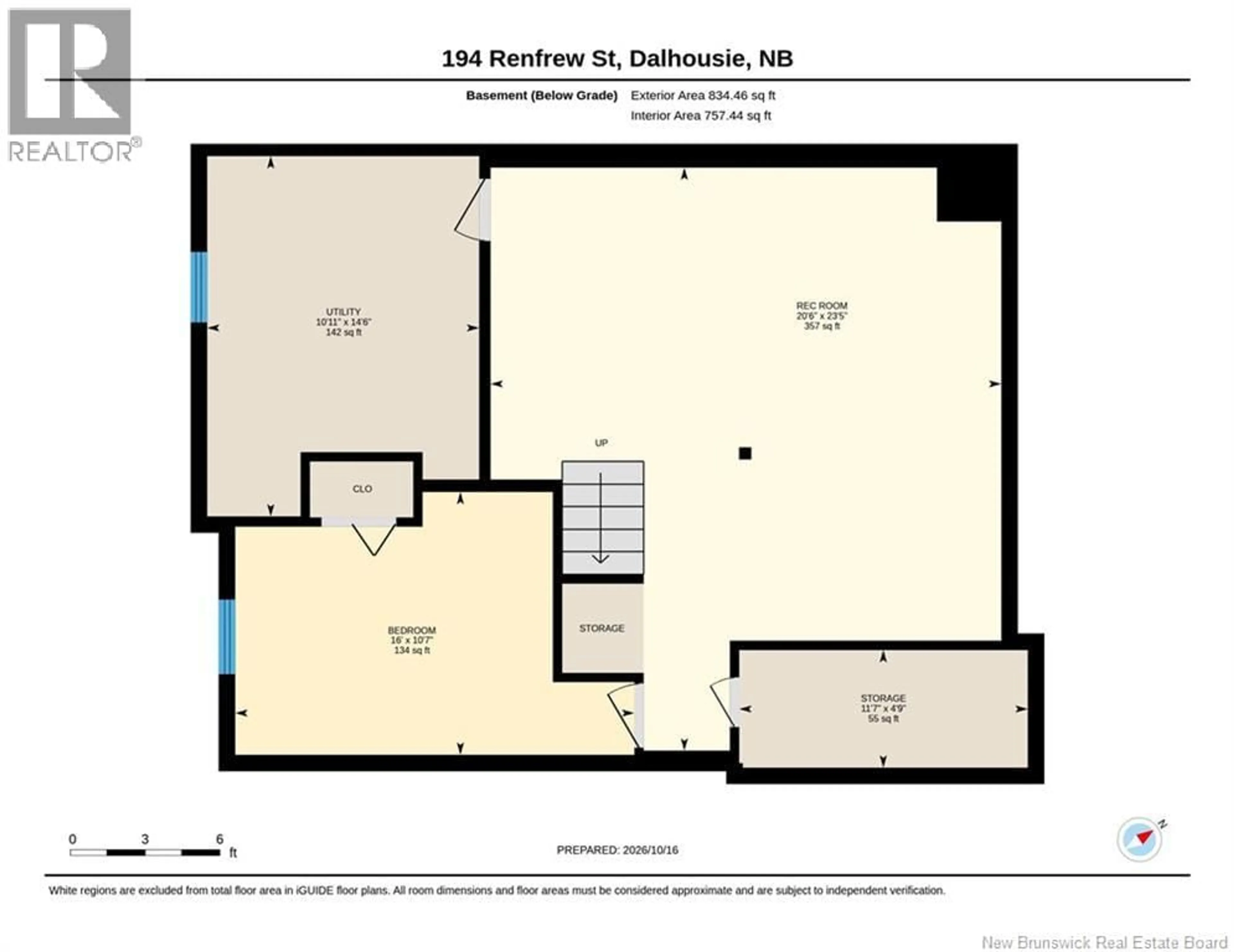 Floor plan for 194 RENFREW STREET, Dalhousie New Brunswick E8C2K3