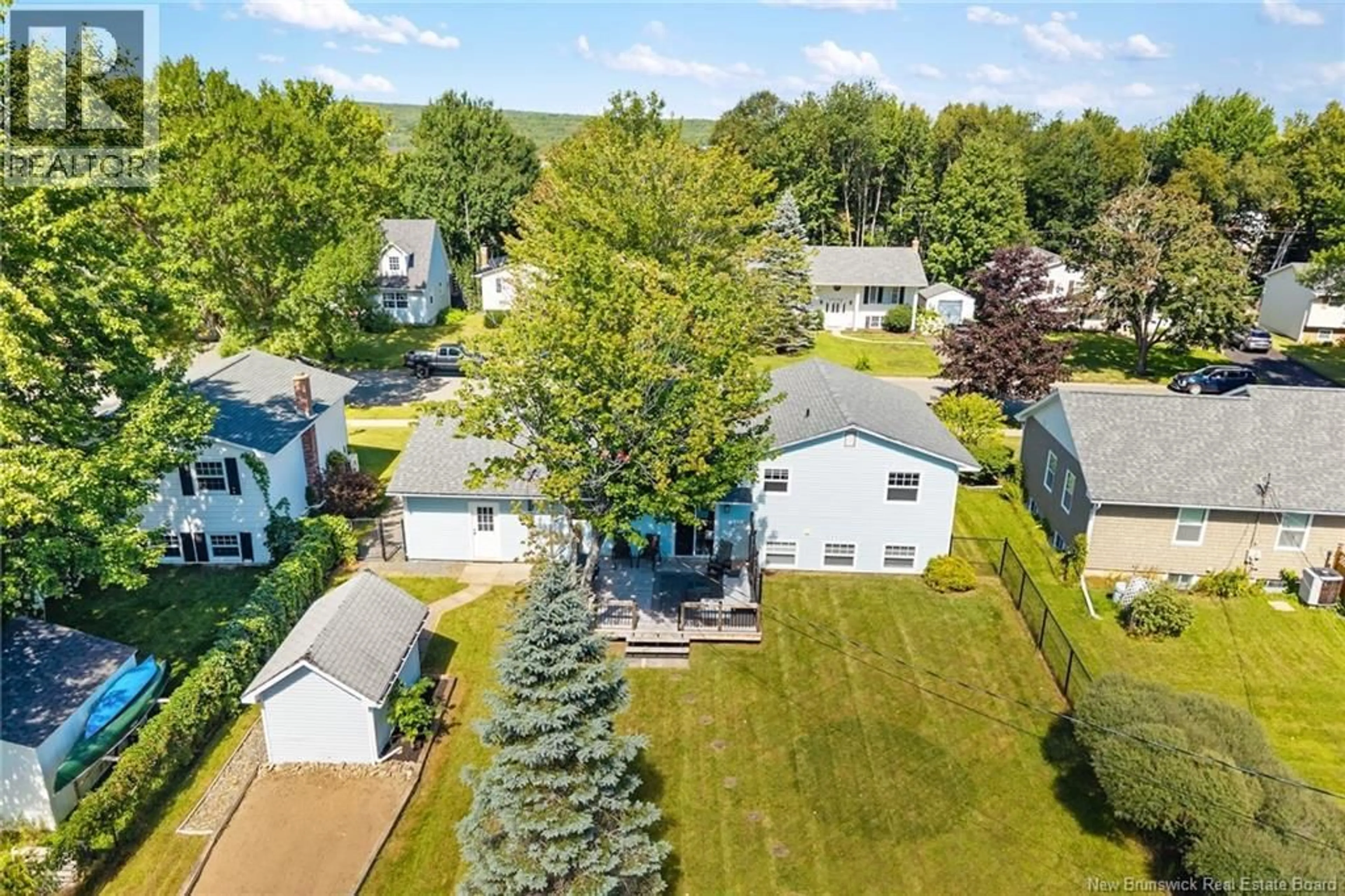 A pic from outside/outdoor area/front of a property/back of a property/a pic from drone, street for 436 CHERRY AVENUE, Fredericton New Brunswick E3A5L3
