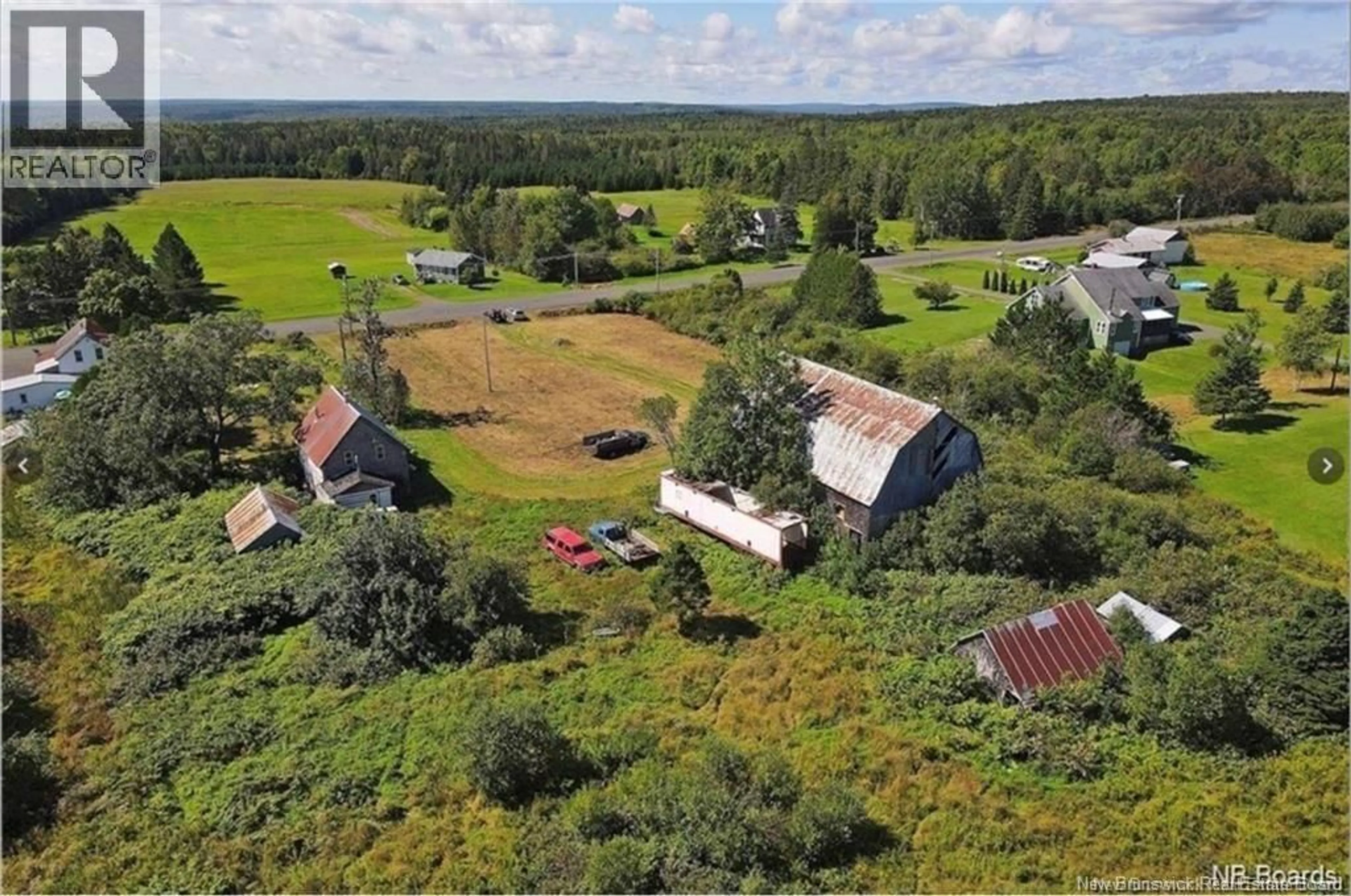 A pic from outside/outdoor area/front of a property/back of a property/a pic from drone, unknown for 1708 ROUTE 107, Williamsburg New Brunswick E6B2J6