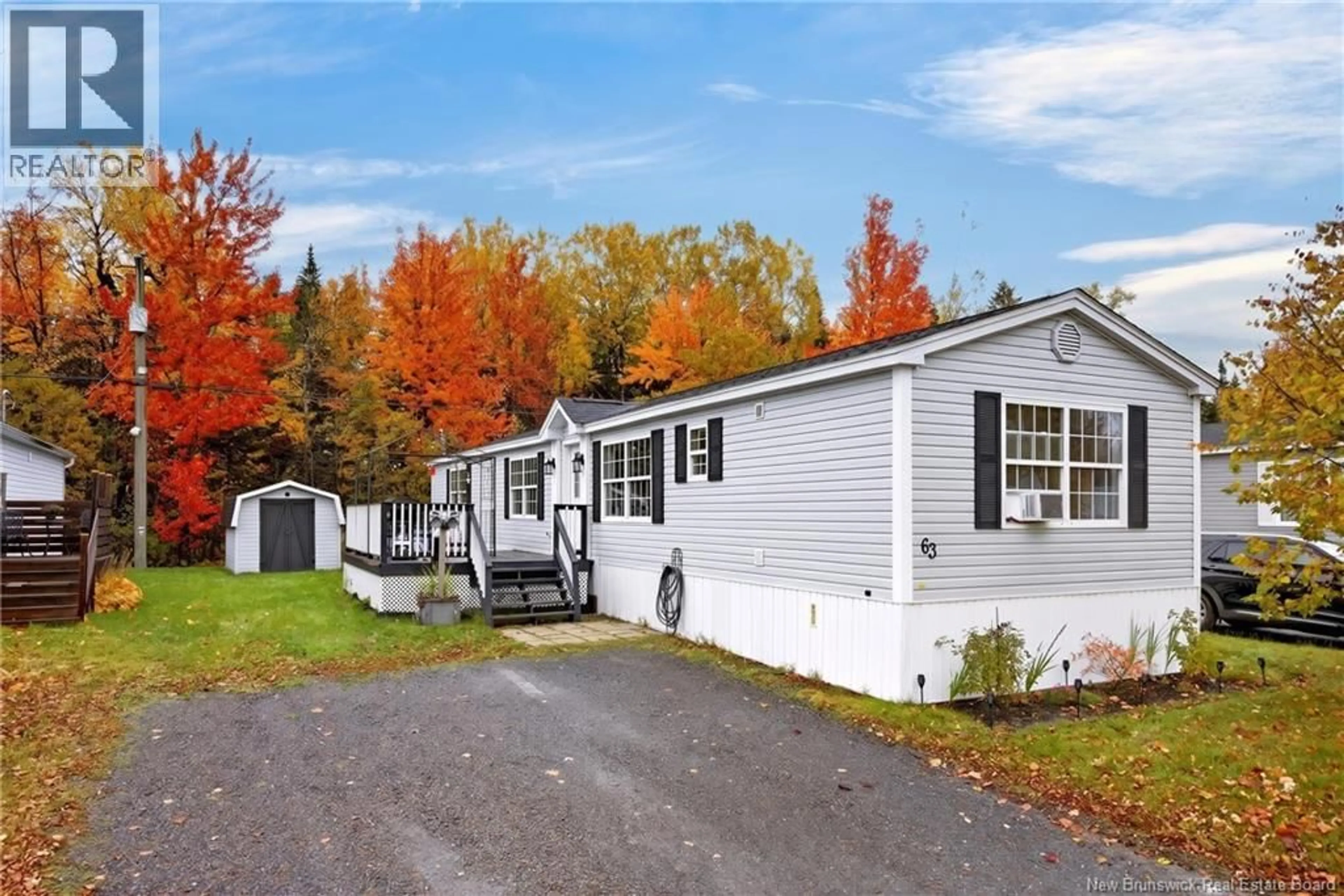 Home with vinyl exterior material, street for 63 GLENMAR DRIVE, Nashwaaksis New Brunswick E3G0H9