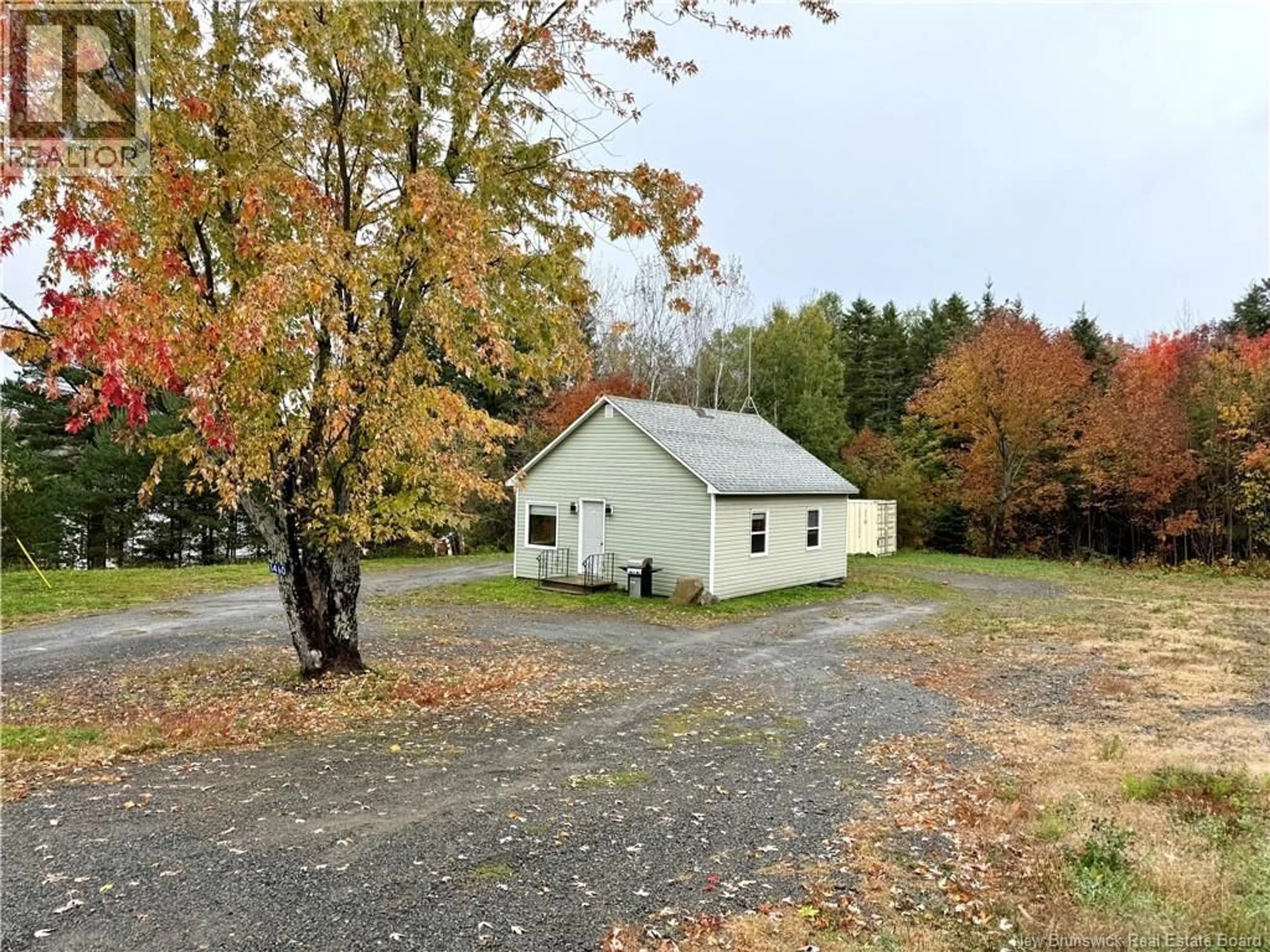 A pic from outside/outdoor area/front of a property/back of a property/a pic from drone, unknown for 1460 ROUTE 605, Millville New Brunswick E6E2J9