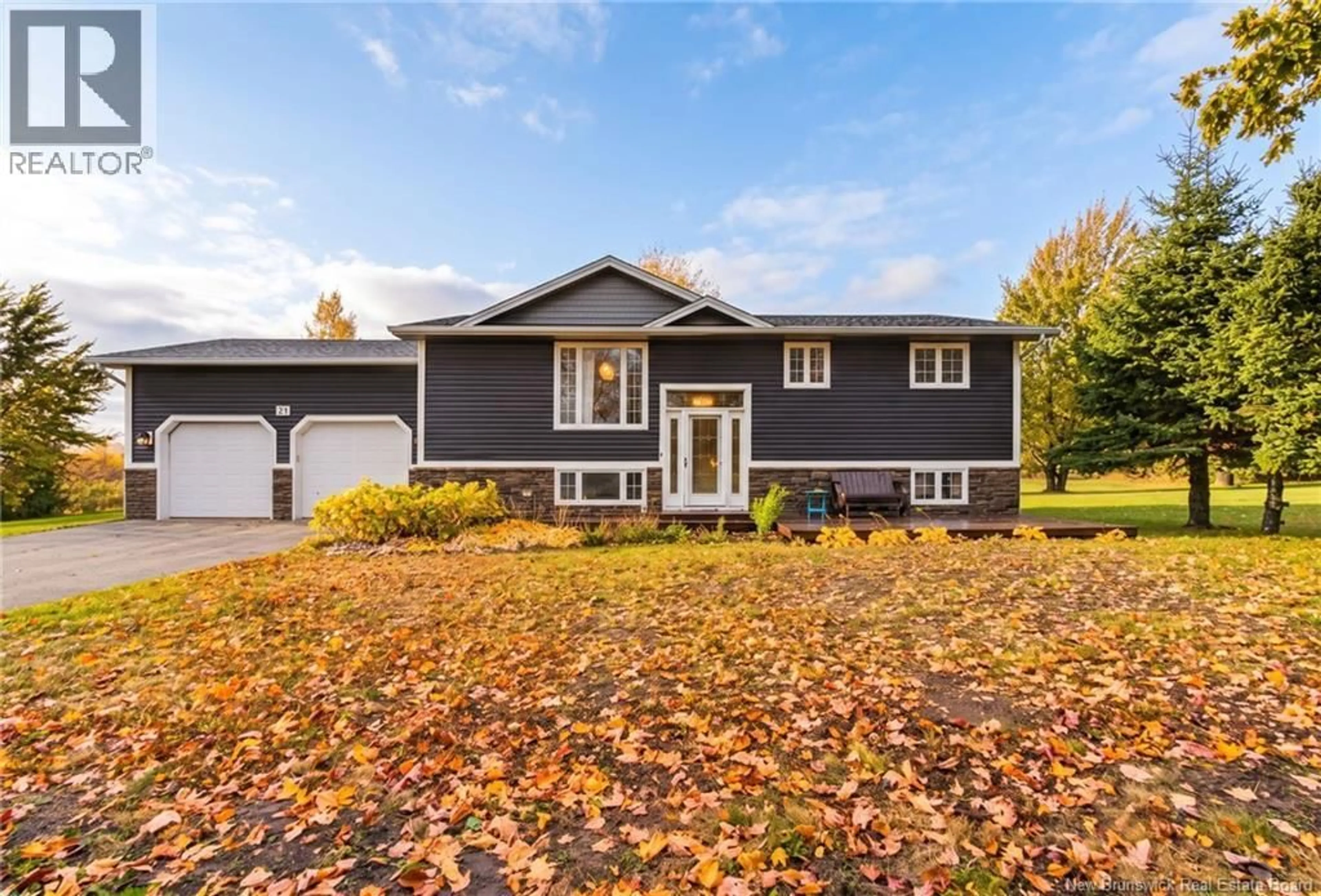 Home with vinyl exterior material, street for 55 DES ROCHES STREET, Bouctouche Bay New Brunswick E4S4L9