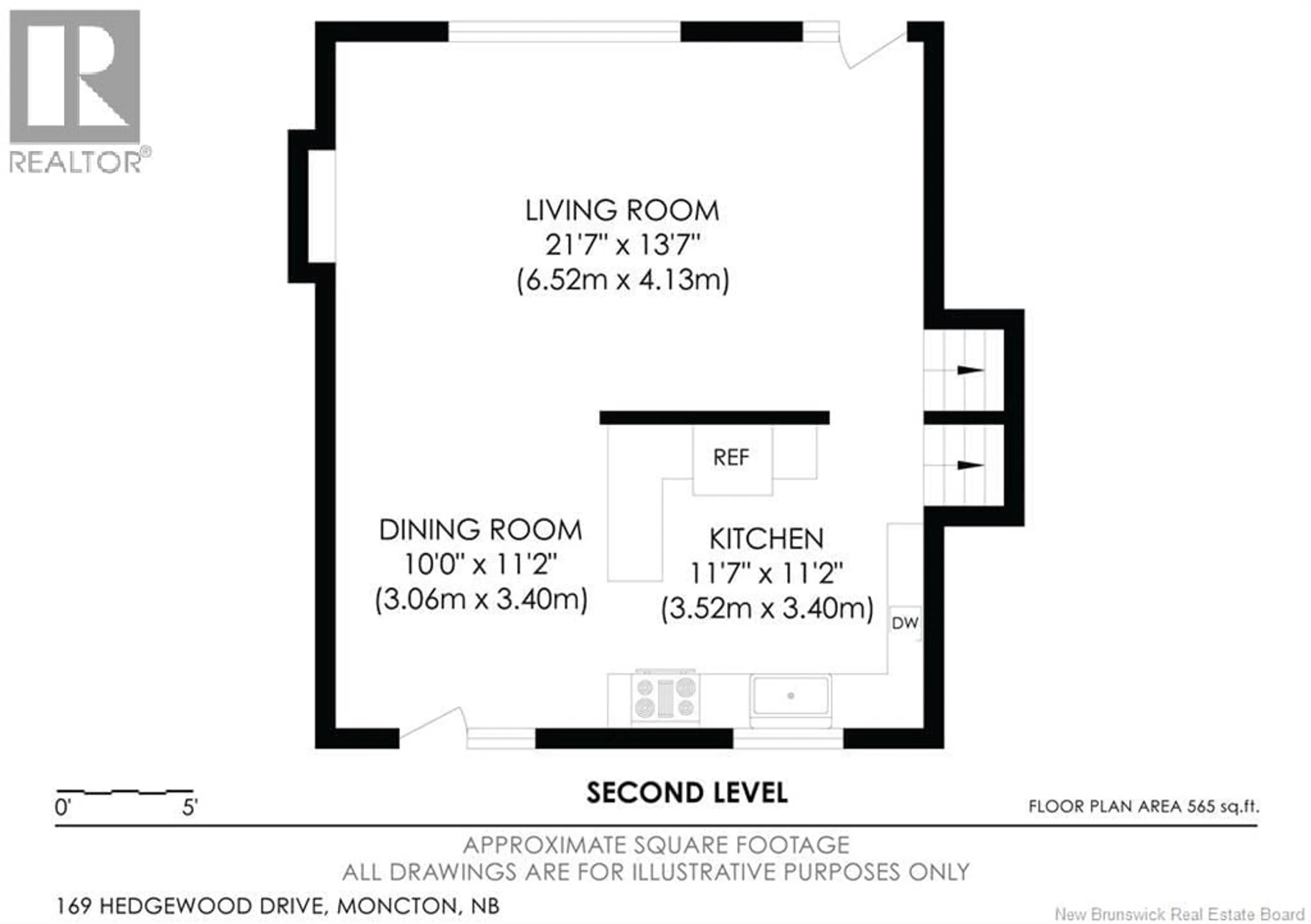 Floor plan for 169 HEDGEWOOD DRIVE, Moncton New Brunswick E1E2W8