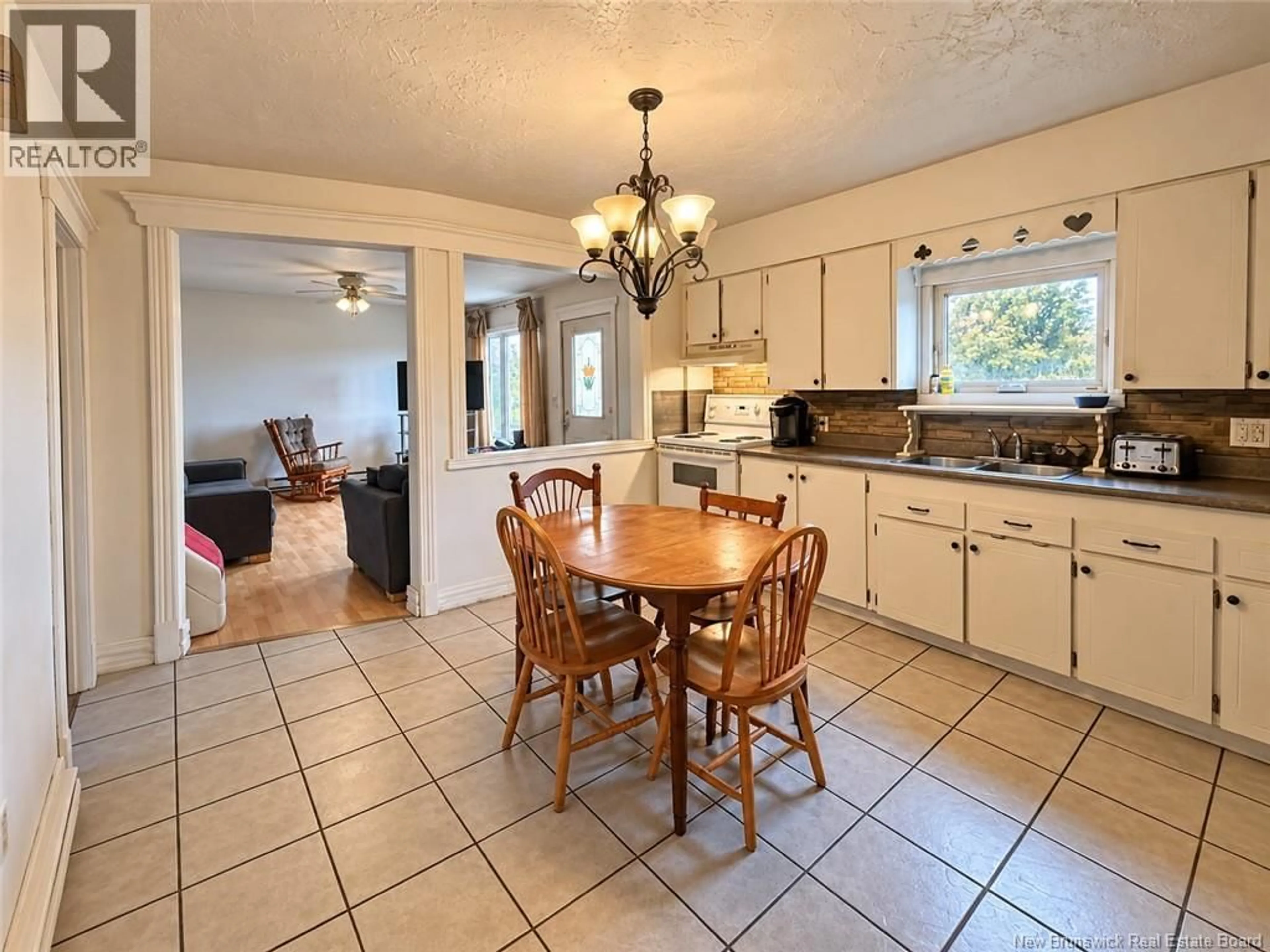 Open concept kitchen, ceramic/tile floor for 1787 ROUTE 950, Trois Ruisseaux New Brunswick E4N2Y9