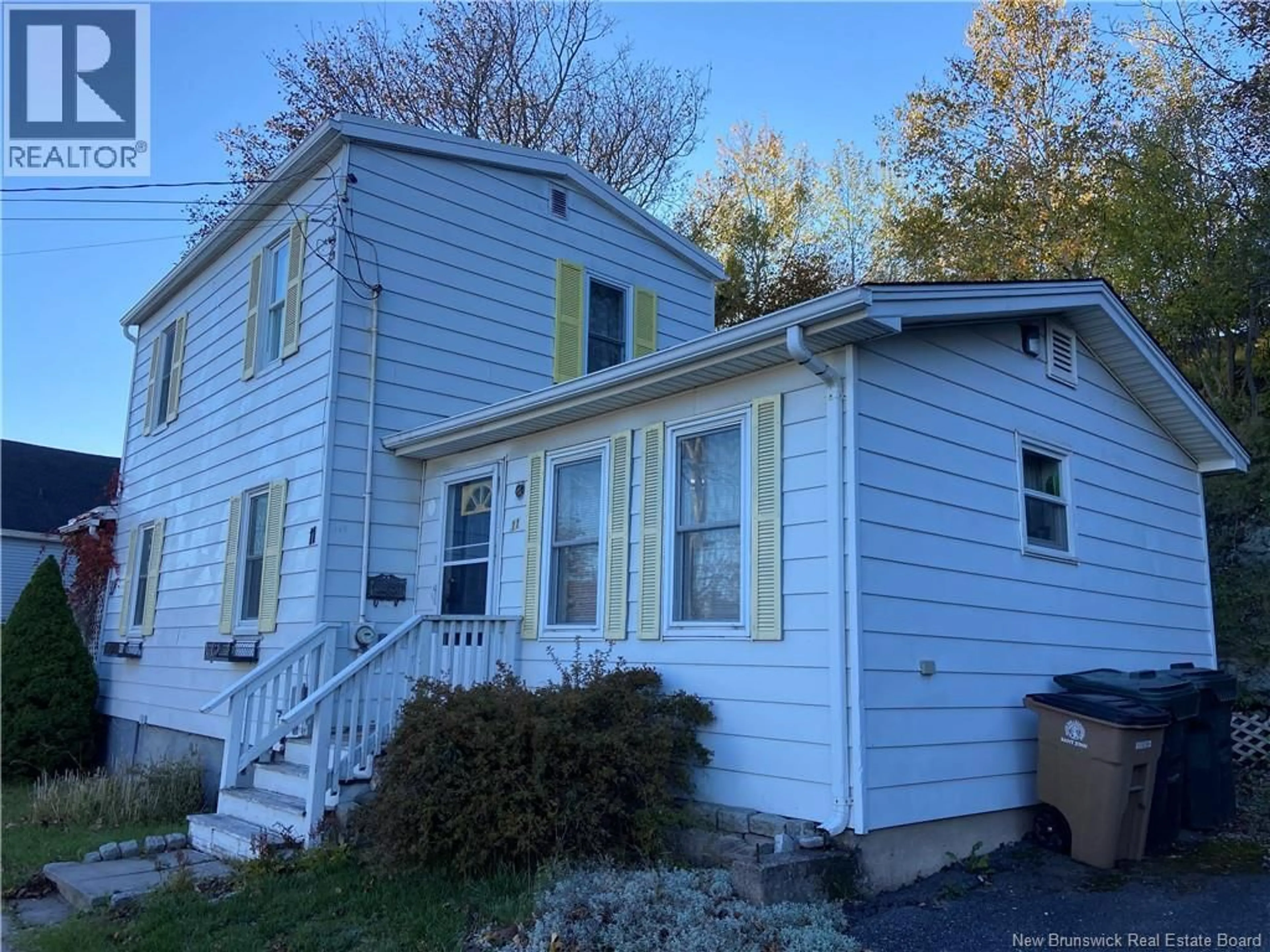 Home with vinyl exterior material, street for 11 ROPE WALK ROAD, Saint John New Brunswick E2K2P9