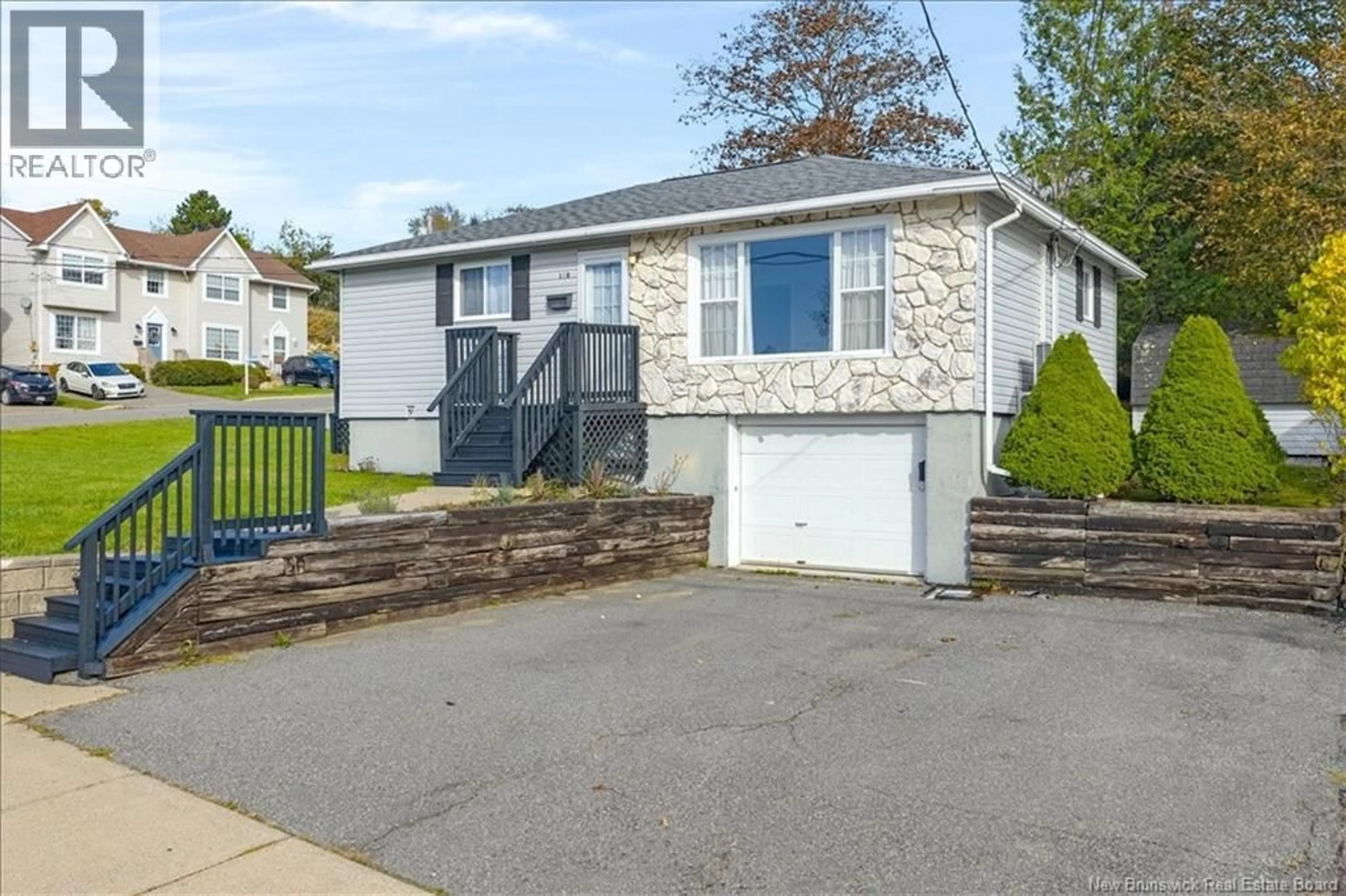 Home with vinyl exterior material, street for 105 PARKS STREET EXTENSION, Saint John New Brunswick E2K2S6