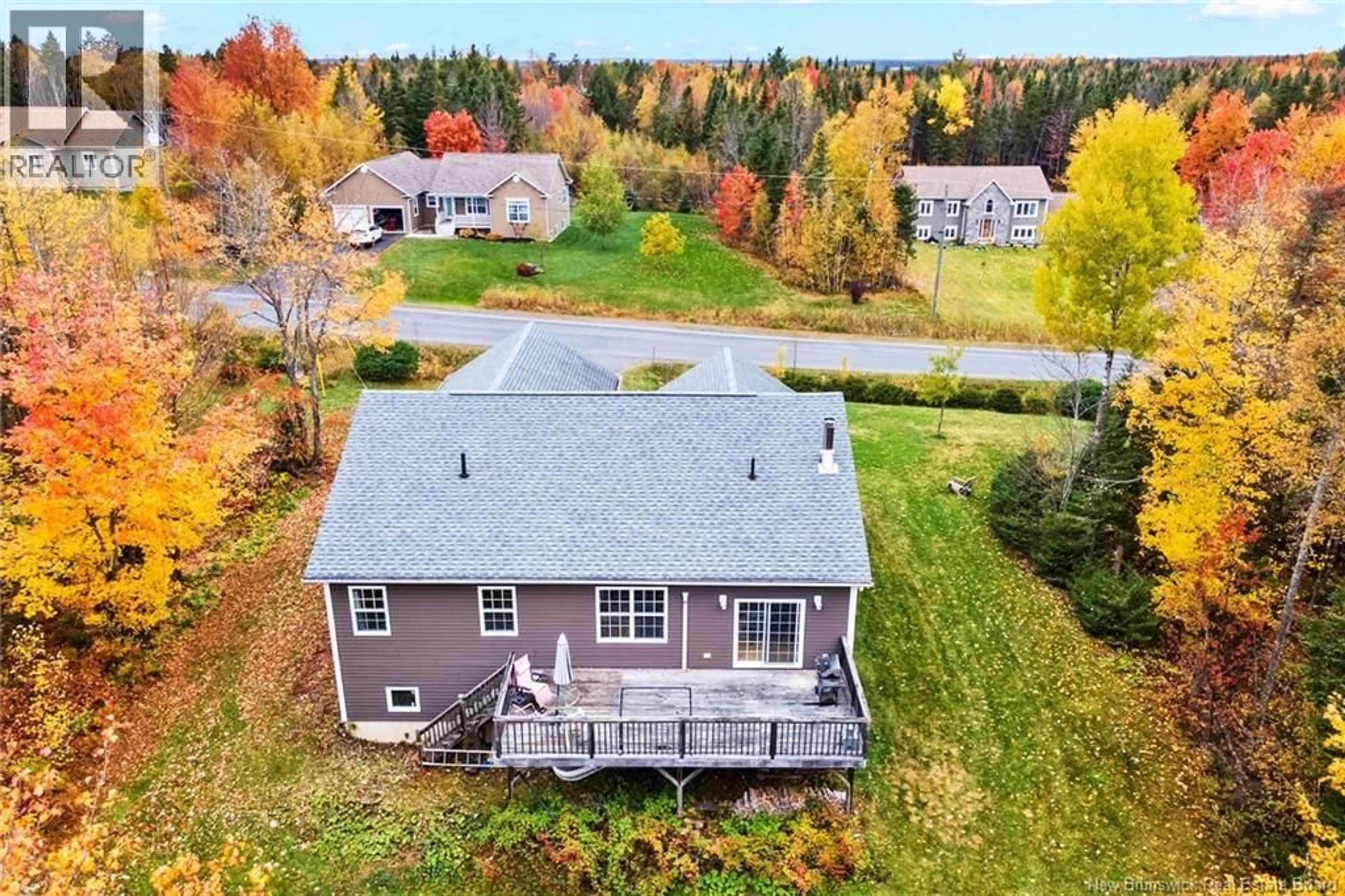 A pic from outside/outdoor area/front of a property/back of a property/a pic from drone, water/lake/river/ocean view for 17 DECLARATION DRIVE, Killarney Road New Brunswick E3G0B4