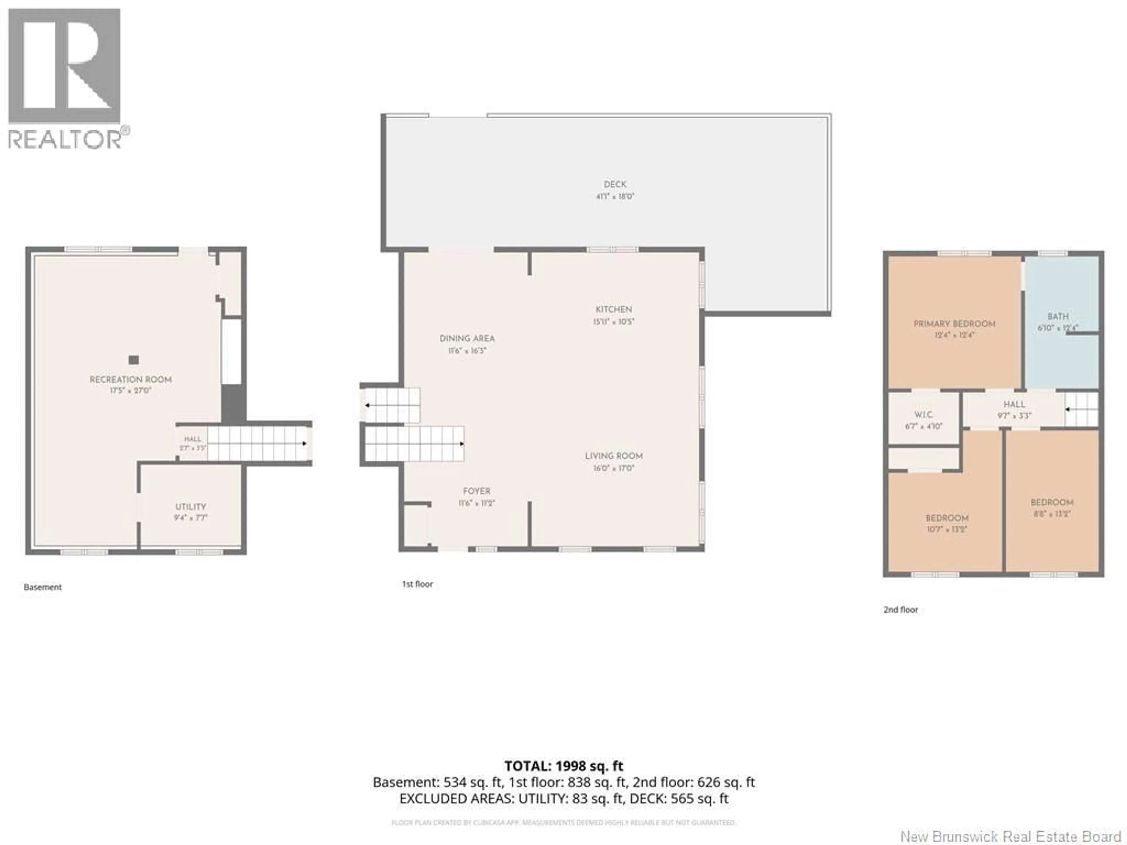 Floor plan for 235 HIGHFIELD AVENUE, Saint John New Brunswick E2M6V4