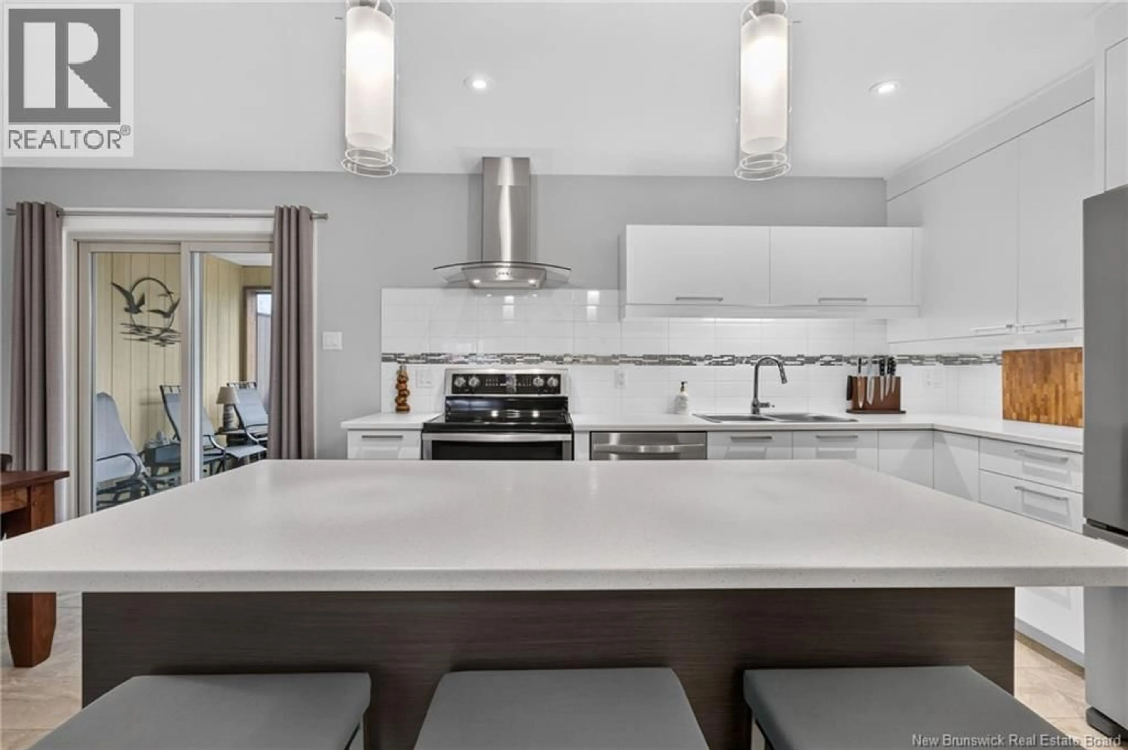 Contemporary kitchen, ceramic/tile floor for 236 ERINVALE DRIVE, Moncton New Brunswick E1A9S2