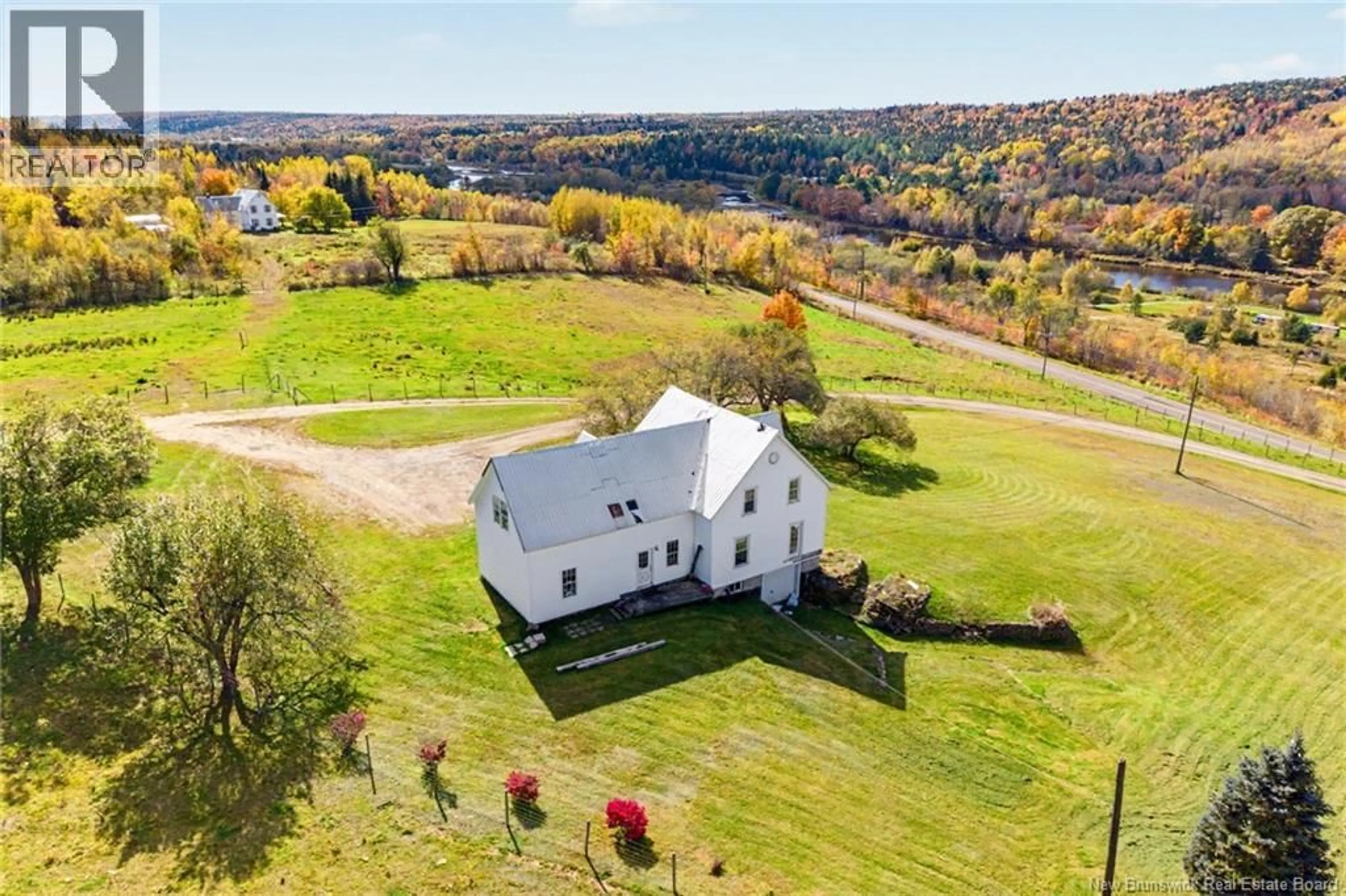 A pic from outside/outdoor area/front of a property/back of a property/a pic from drone, unknown for 594 ROUTE 628, Durham Bridge New Brunswick E6C1K1