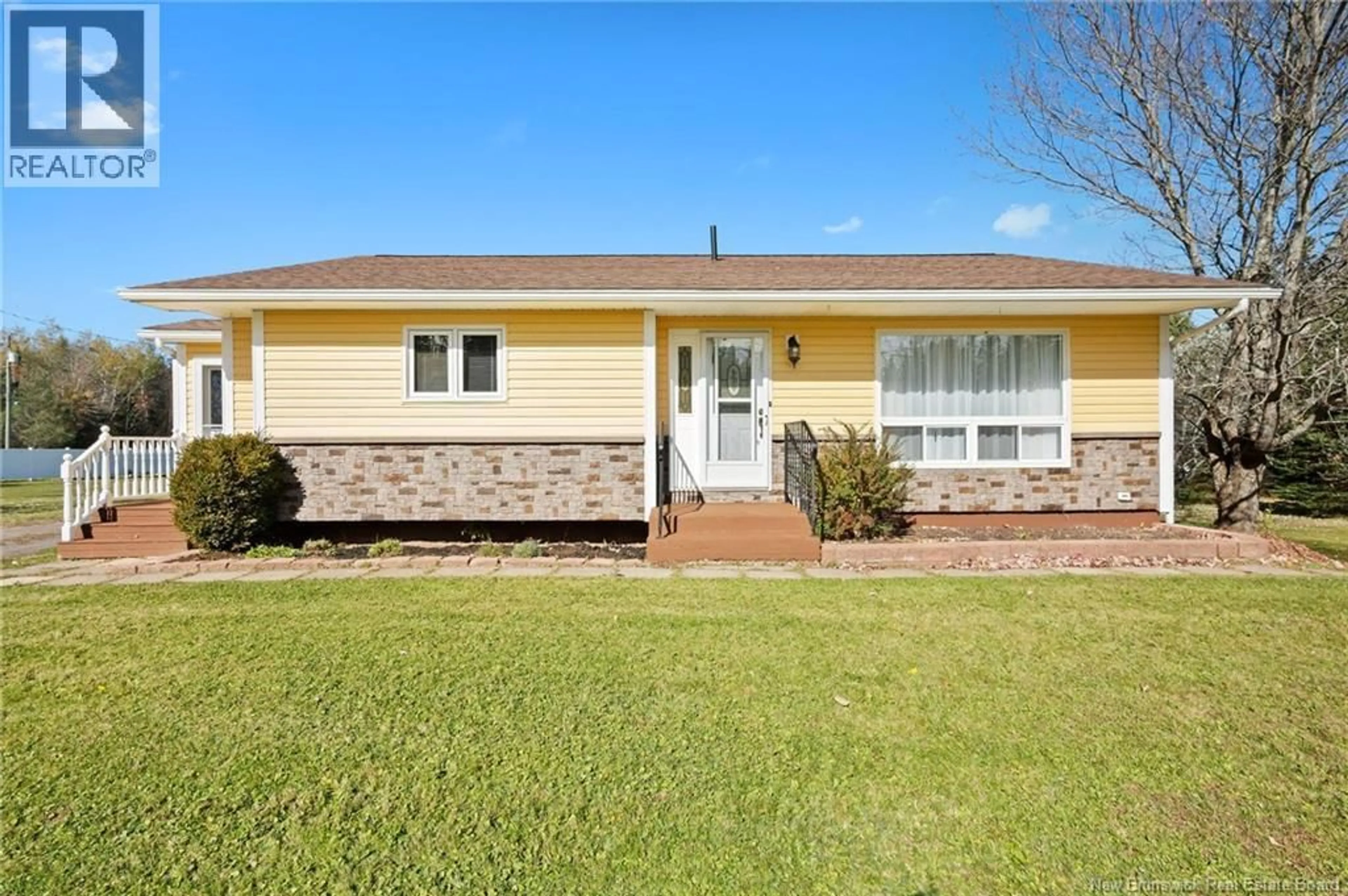 Home with vinyl exterior material, street for 2069 ROUTE 112, Upper Coverdale New Brunswick E1J1Z5