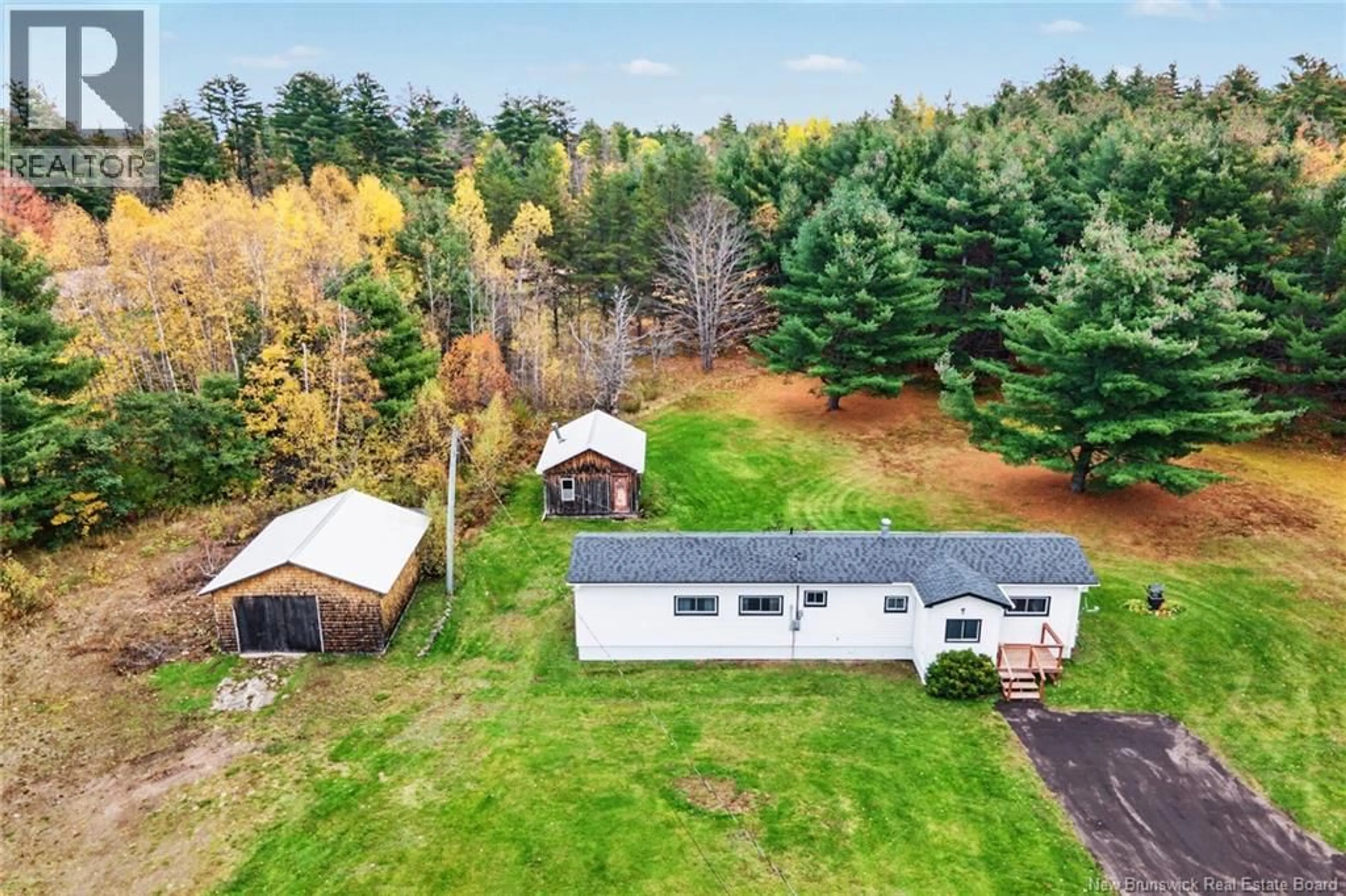 A pic from outside/outdoor area/front of a property/back of a property/a pic from drone, unknown for 1480 PLEASANT DRIVE, Minto New Brunswick E4B2V9