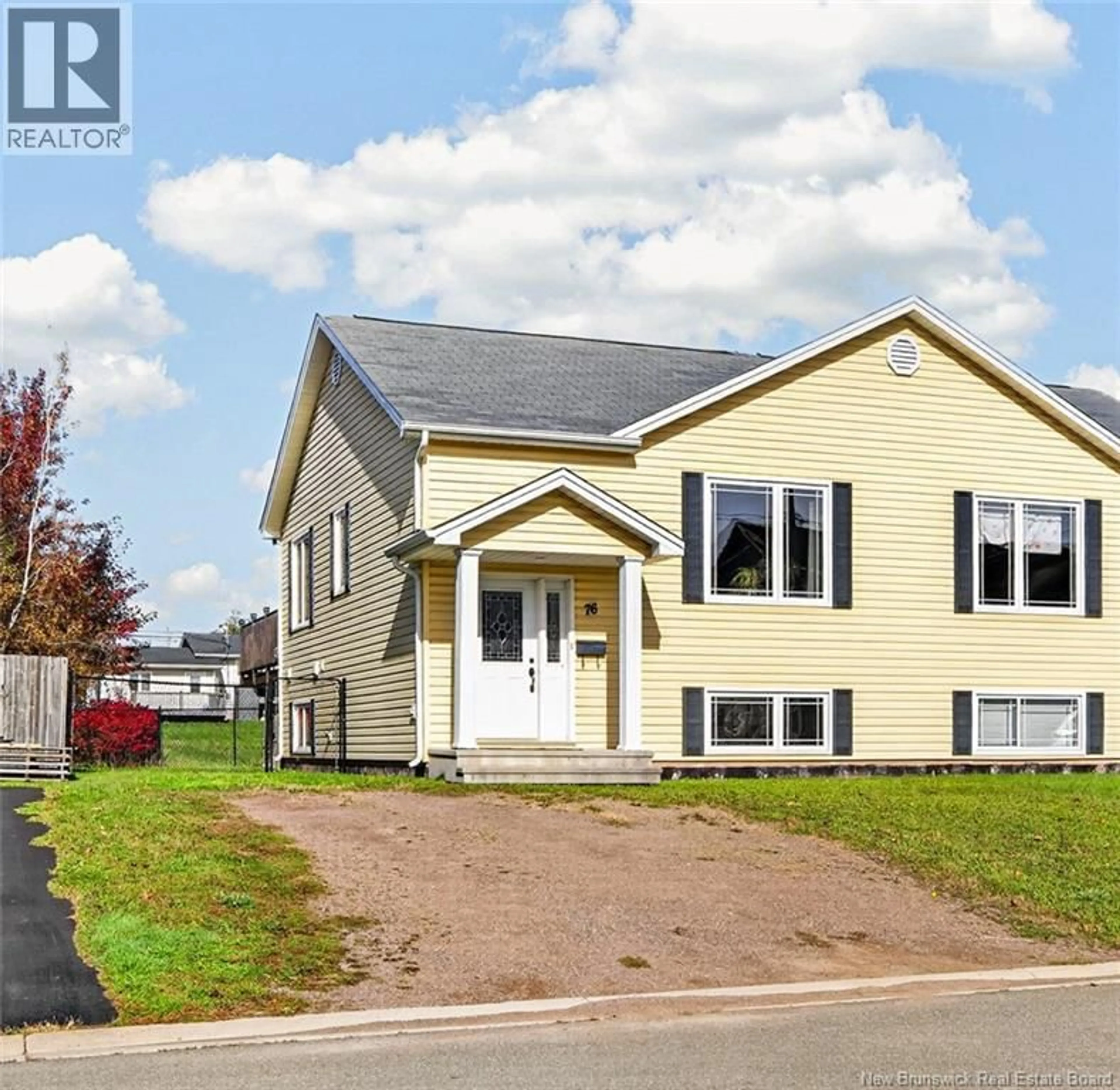 Home with vinyl exterior material, street for 76 BLANCHARD STREET, Dieppe New Brunswick E1A0R7