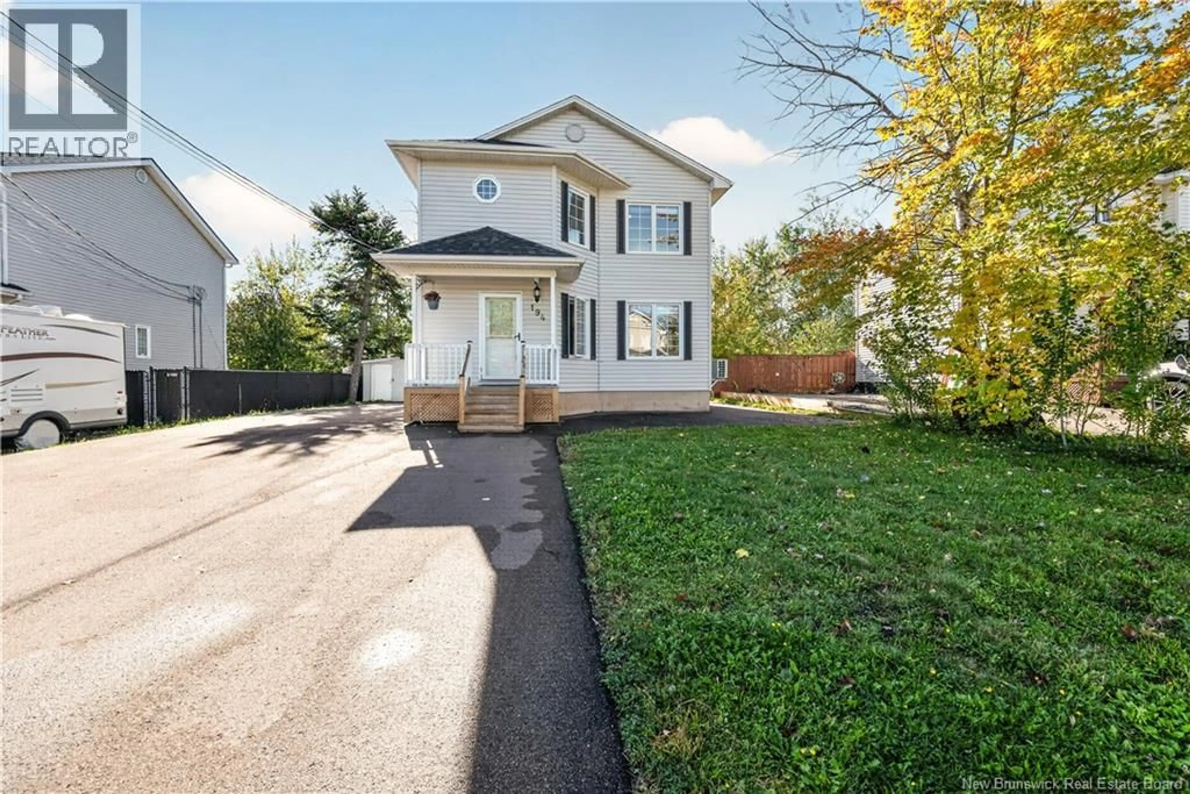 A pic from outside/outdoor area/front of a property/back of a property/a pic from drone, street for 194 RENNICK ROAD, Moncton New Brunswick E1G7Y6