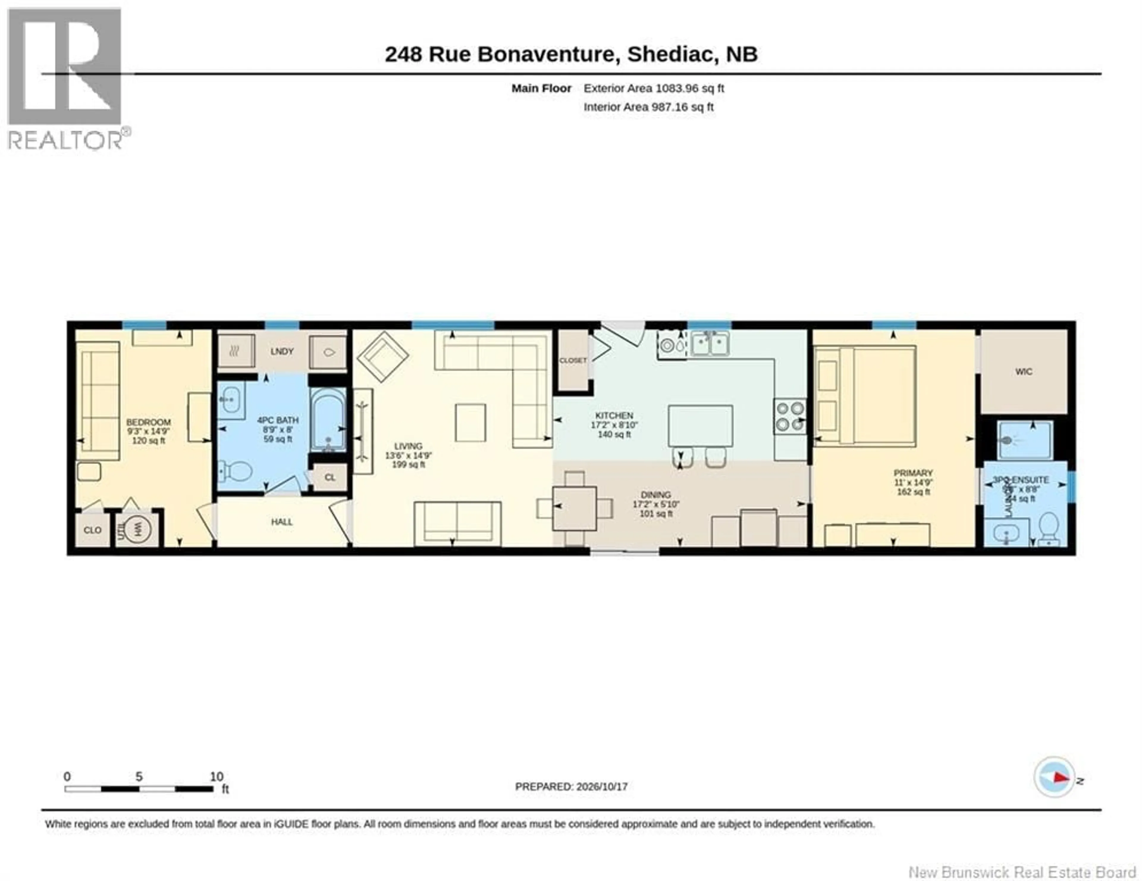Floor plan for 248 BONAVENTURE STREET, Shediac New Brunswick E4P0H1