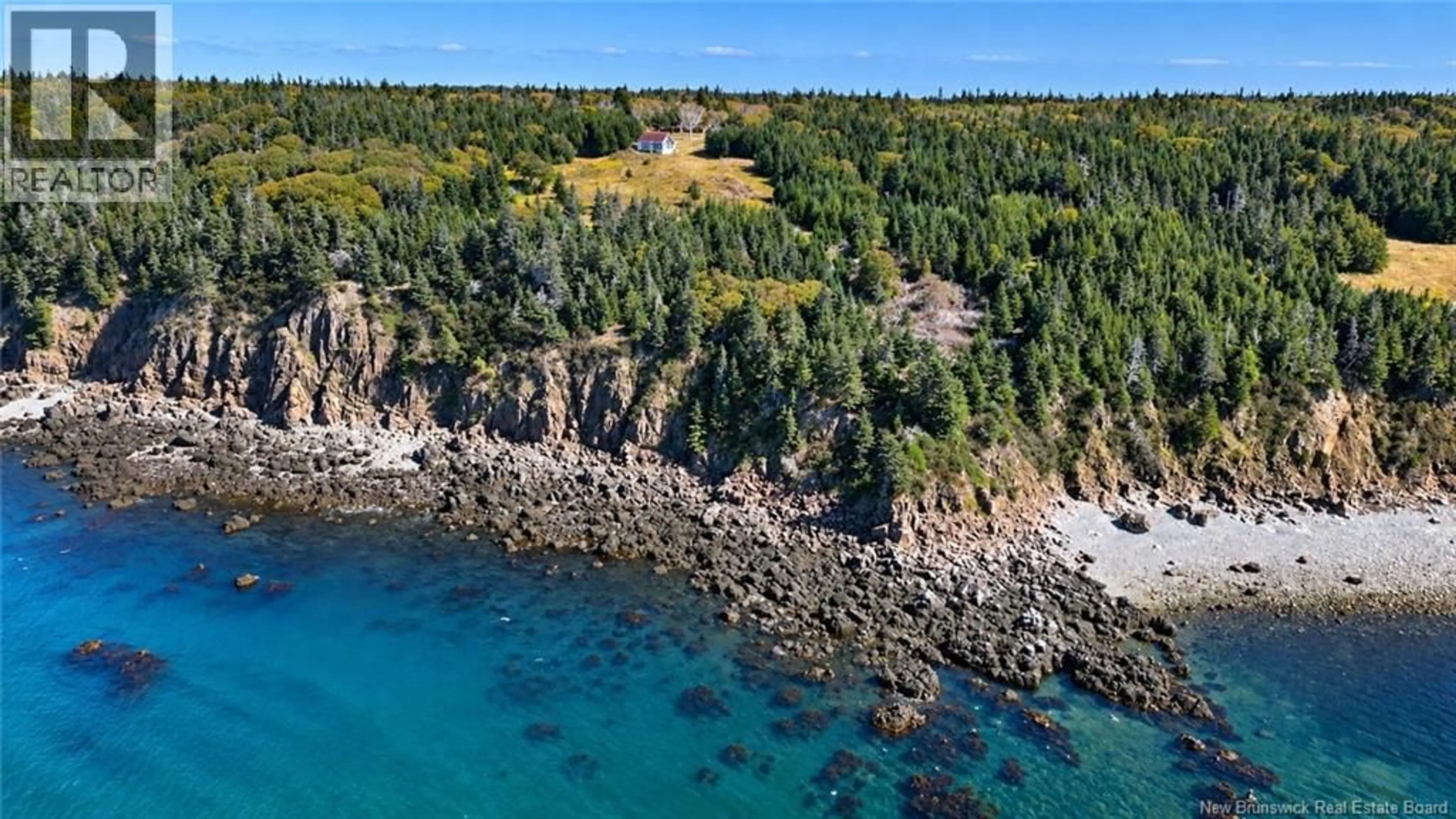 A pic from outside/outdoor area/front of a property/back of a property/a pic from drone, water/lake/river/ocean view for ROUTE 776, Grand Manan New Brunswick E5G3H8