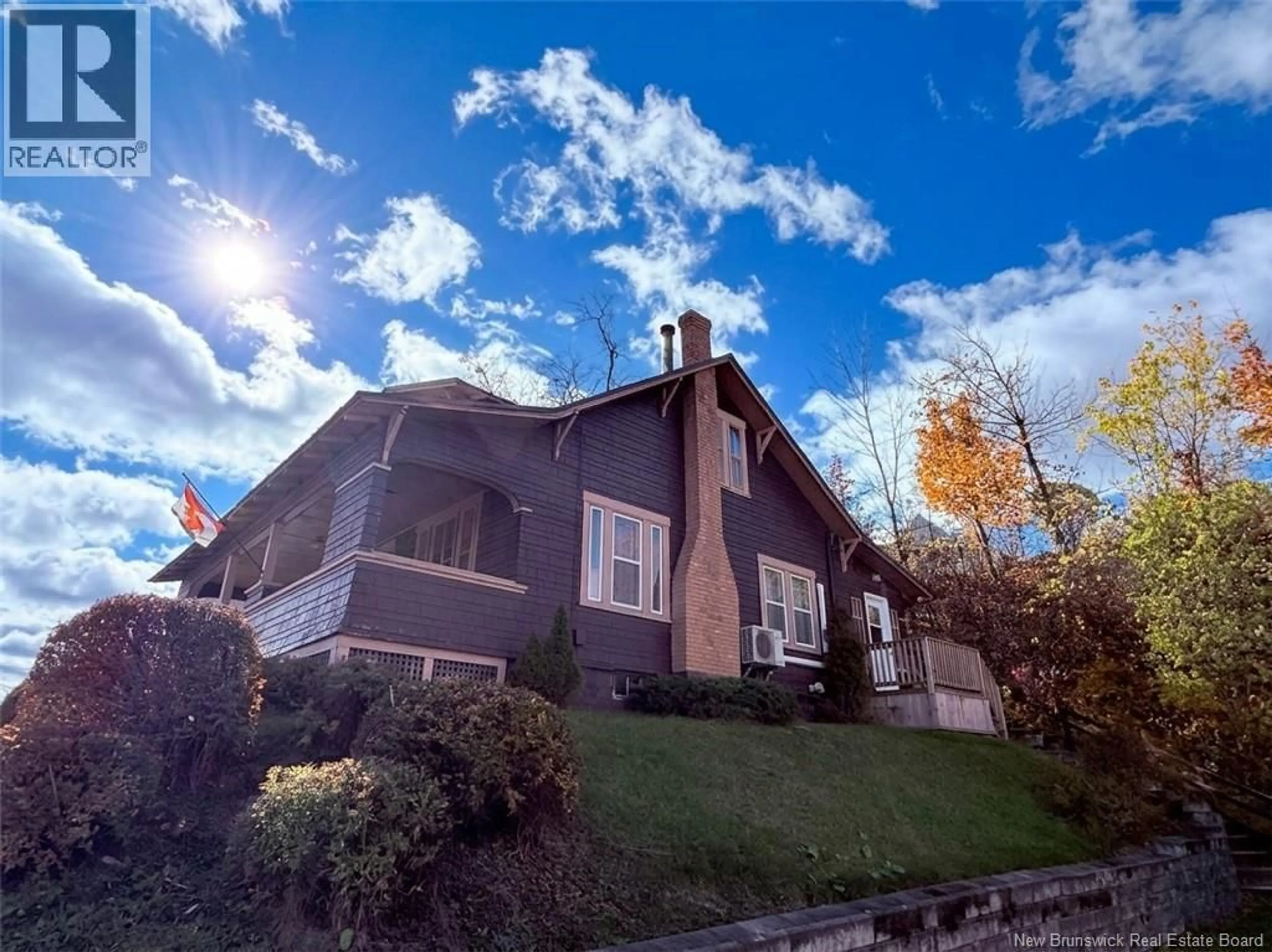 A pic from outside/outdoor area/front of a property/back of a property/a pic from drone, mountain view for 549 MAIN STREET, Woodstock New Brunswick E7M2B9