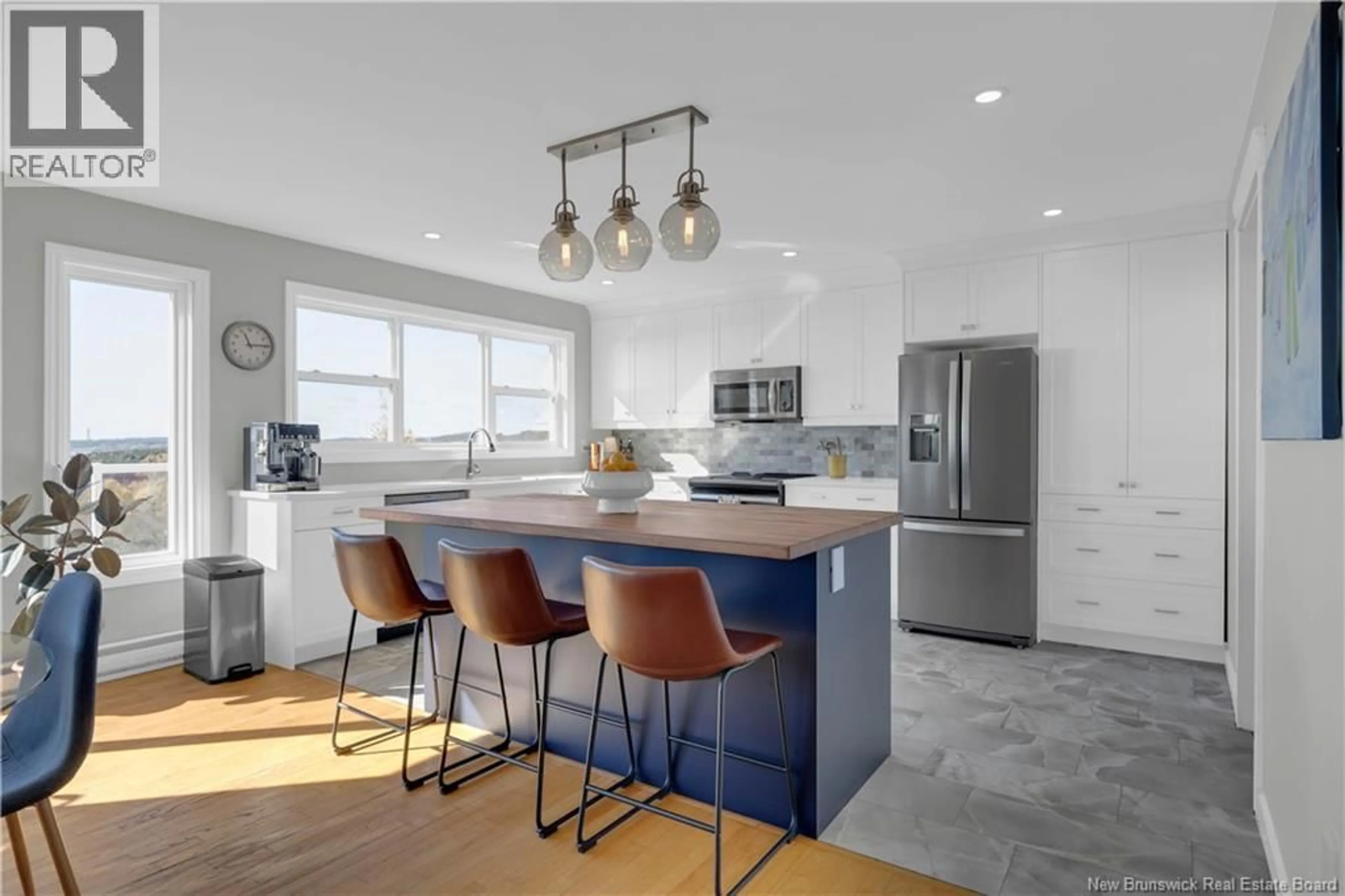 Open concept kitchen, ceramic/tile floor for 1849 MANAWAGONISH ROAD, Saint John New Brunswick E2M3R9
