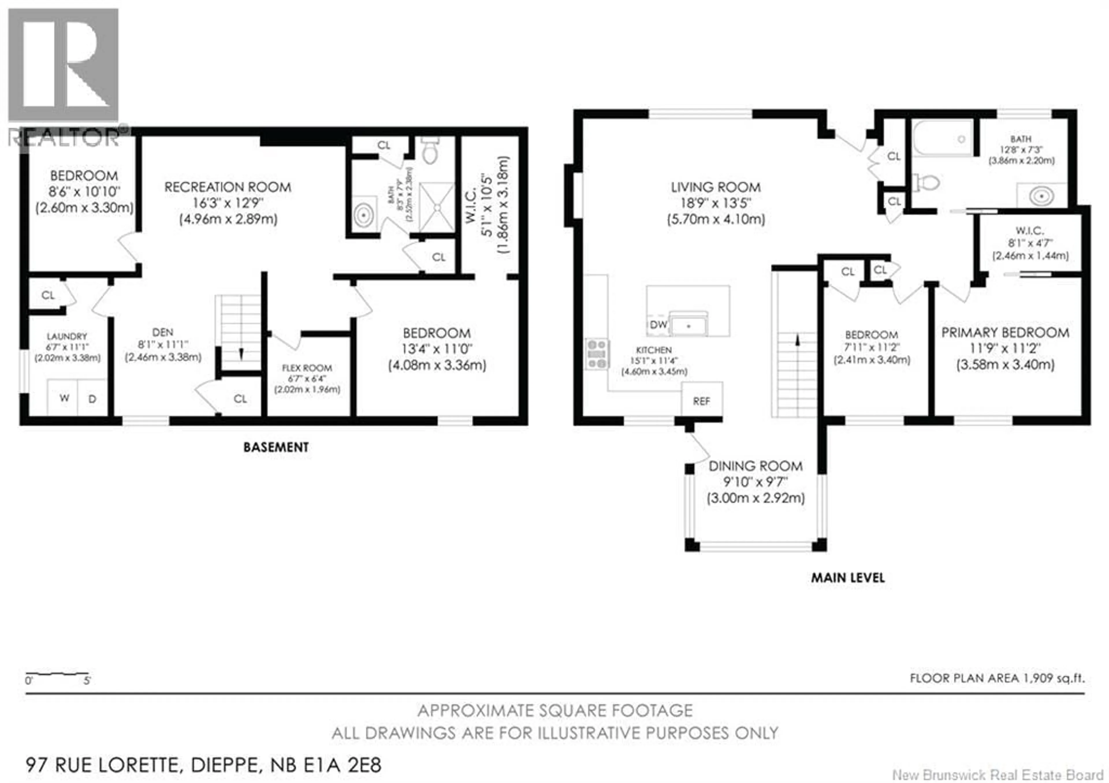 Floor plan for 97 LORETTE STREET, Dieppe New Brunswick E1A4Z8