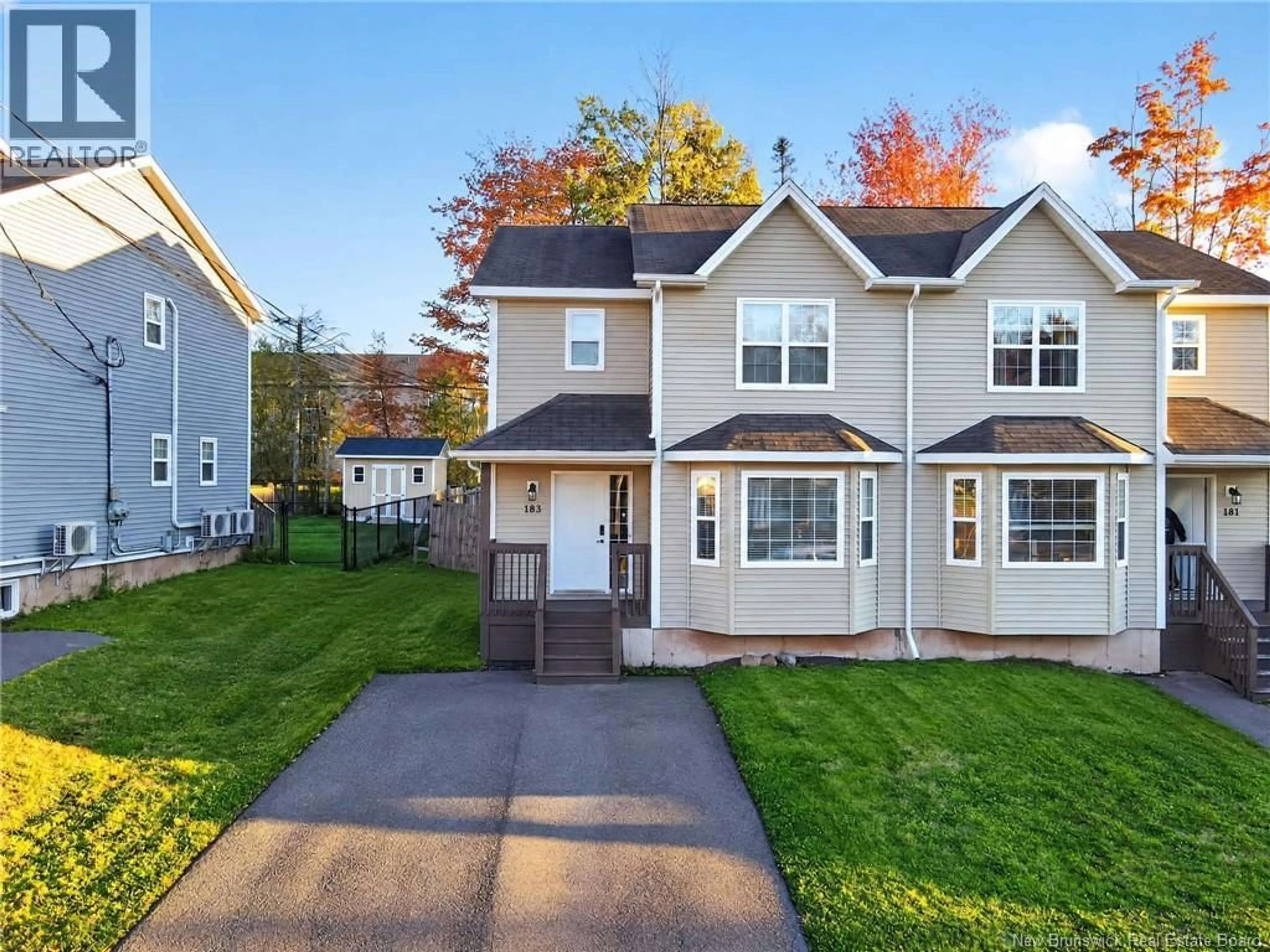 Home with vinyl exterior material, street for 183 BELLE FORET, Dieppe New Brunswick E1A9E6