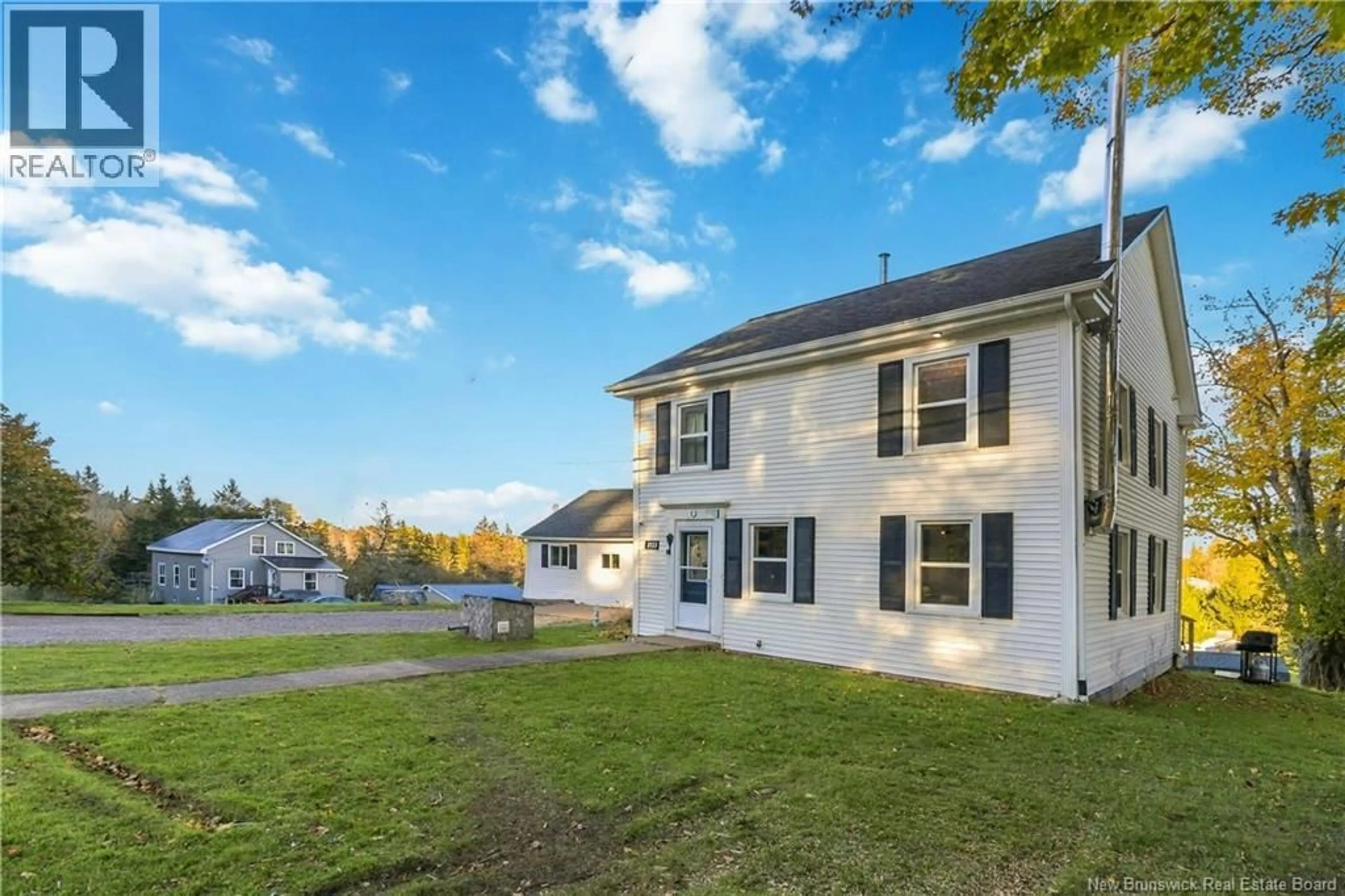A pic from outside/outdoor area/front of a property/back of a property/a pic from drone, unknown for 3123 RTE 114, Edgetts Landing New Brunswick E4H2E7