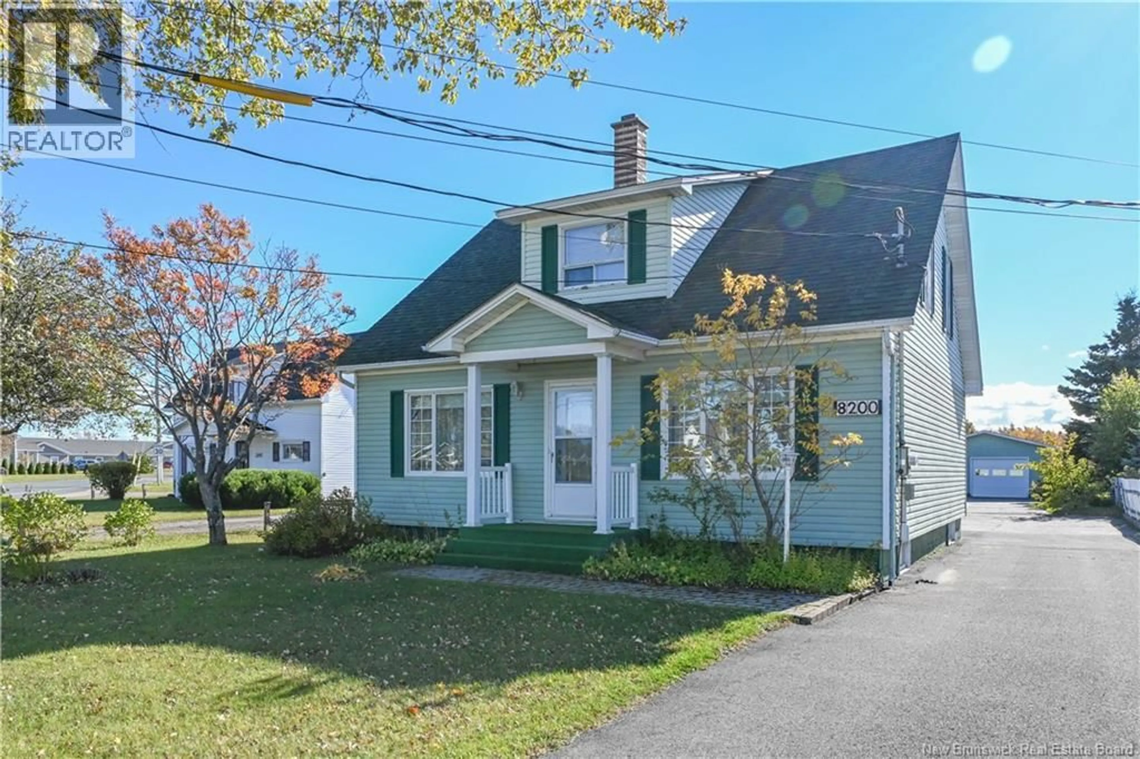 Home with vinyl exterior material, street for 8200 SAINT-PAUL STREET, Bas-Caraquet New Brunswick E1W6E1