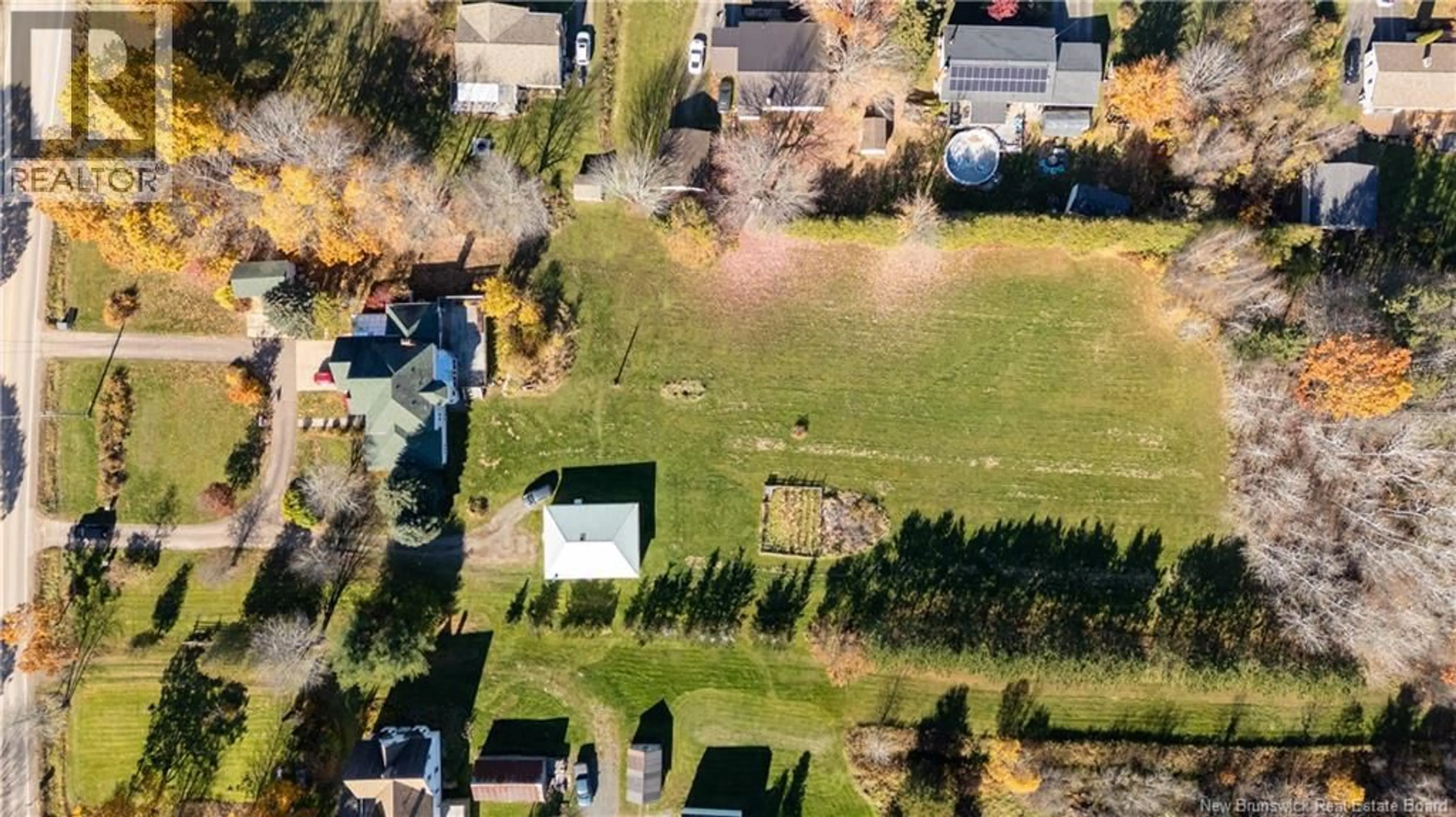 A pic from outside/outdoor area/front of a property/back of a property/a pic from drone, street for 1319 ROUTE 114, Lower Coverdale New Brunswick E1J1C3
