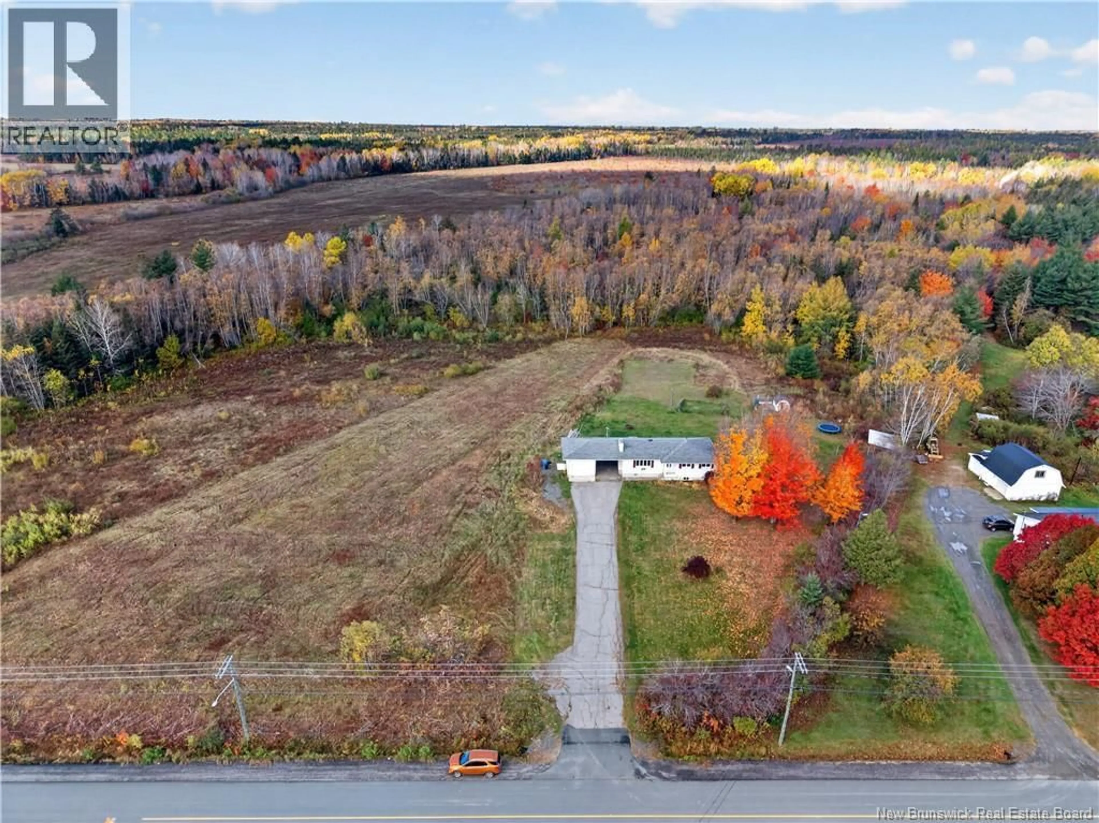 A pic from outside/outdoor area/front of a property/back of a property/a pic from drone, unknown for 5137 ROUTE 108, Millerton New Brunswick E1V5B7