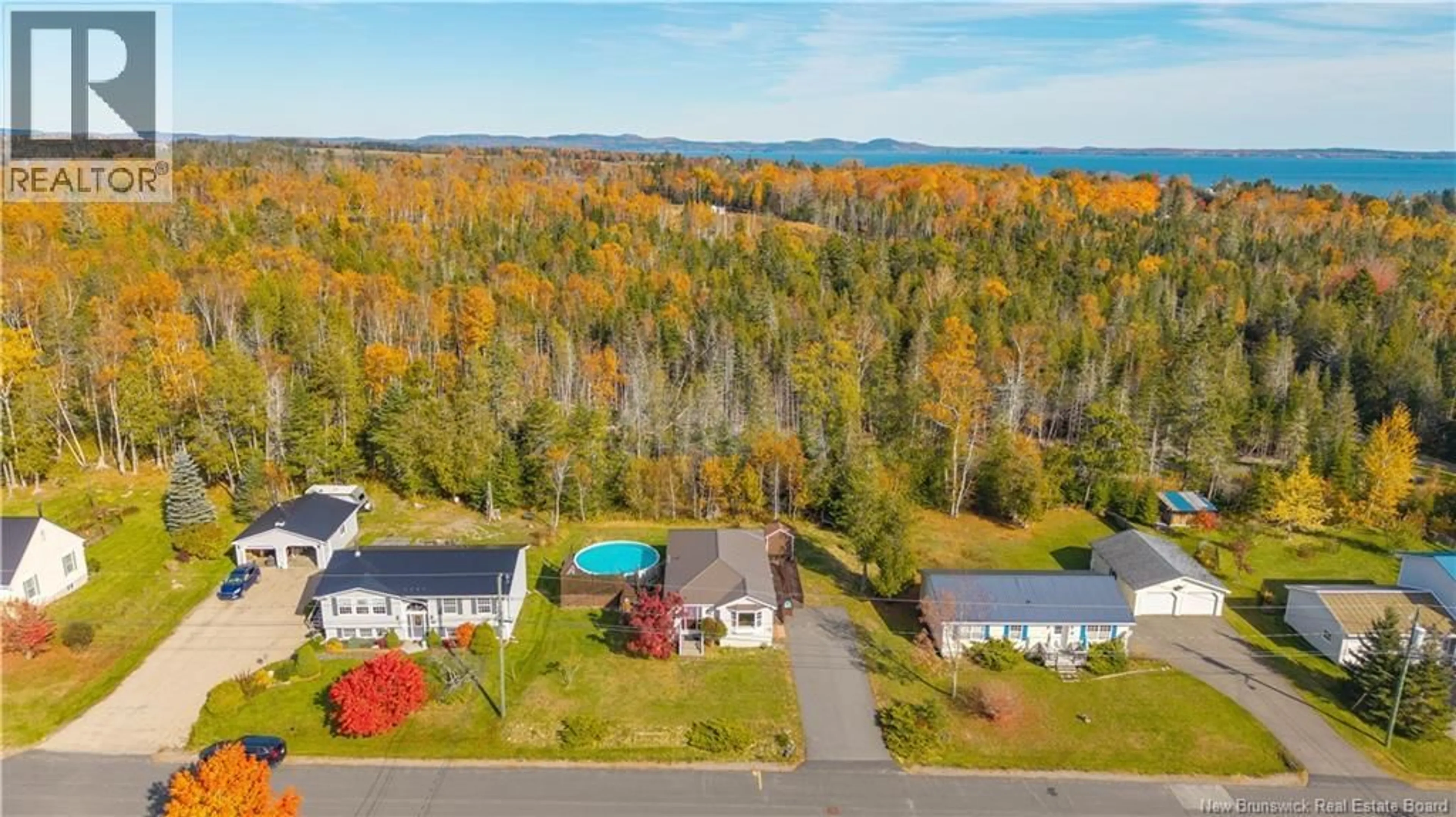A pic from outside/outdoor area/front of a property/back of a property/a pic from drone, water/lake/river/ocean view for 74 DIANA DRIVE, Saint Andrews New Brunswick E5B3W6