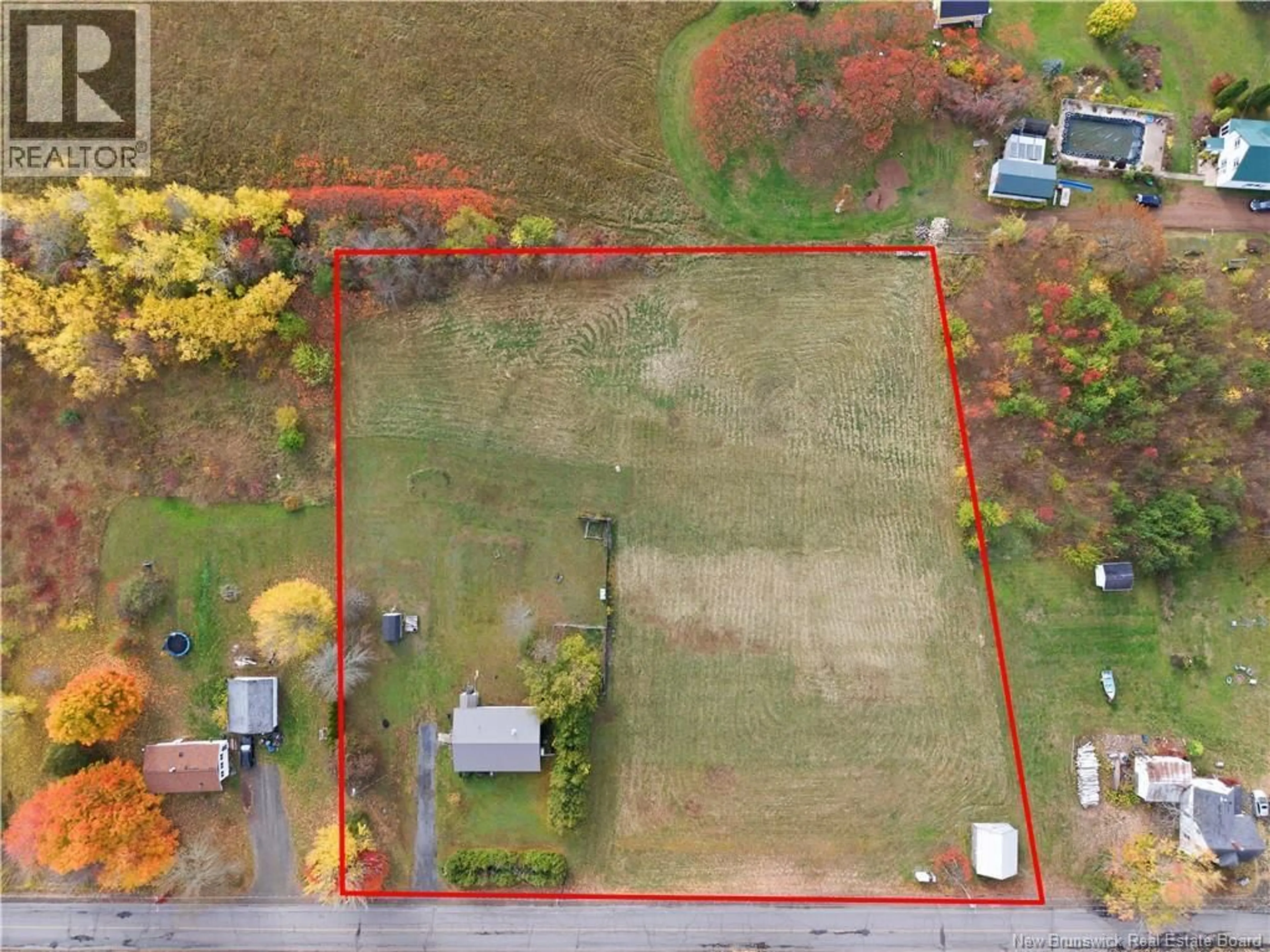 A pic from outside/outdoor area/front of a property/back of a property/a pic from drone, unknown for 34 ROUTE 695, Jemseg New Brunswick E4C3M6