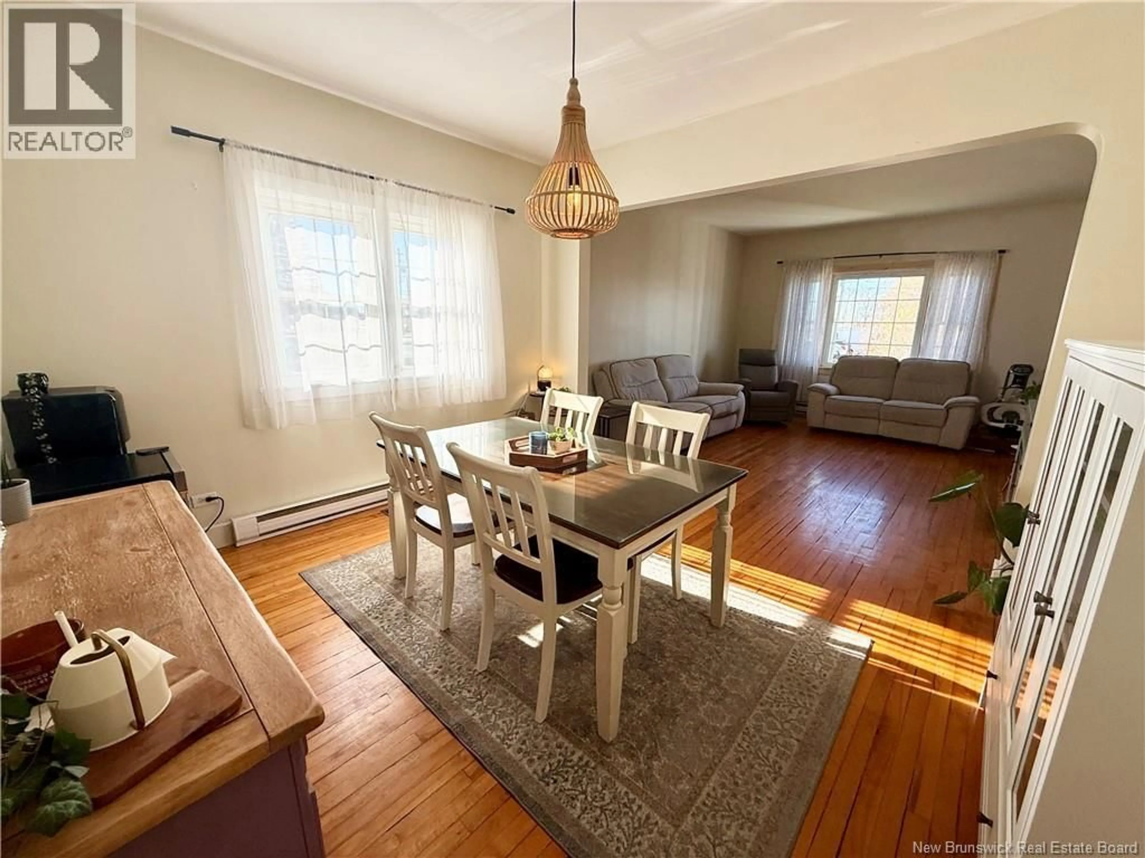 Dining room, wood/laminate floor for 680 BRIDGE STREET, Bathurst New Brunswick E2A1X1