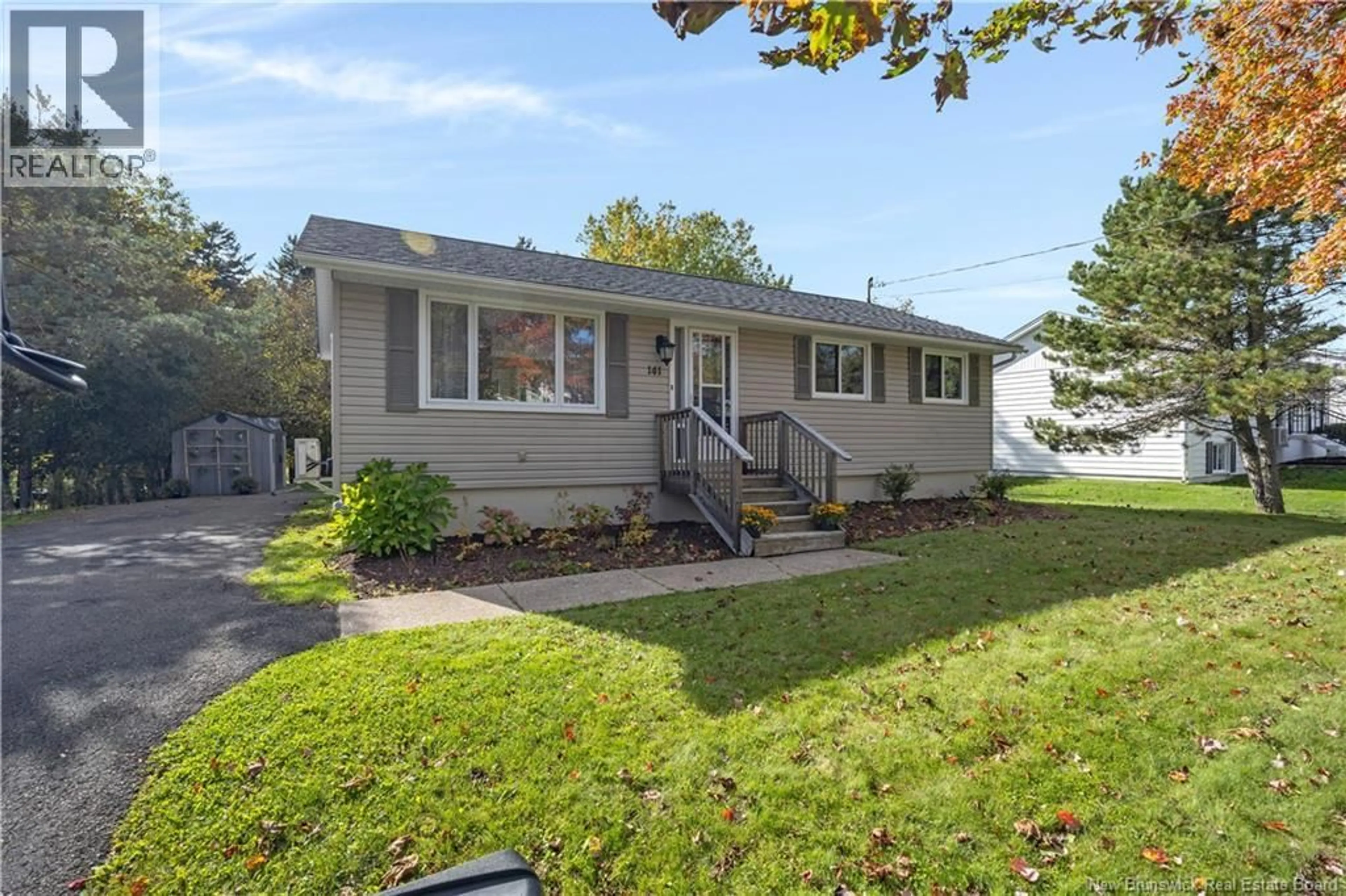 Home with vinyl exterior material, street for 141 PAULINE STREET, Saint John New Brunswick E2J3K8