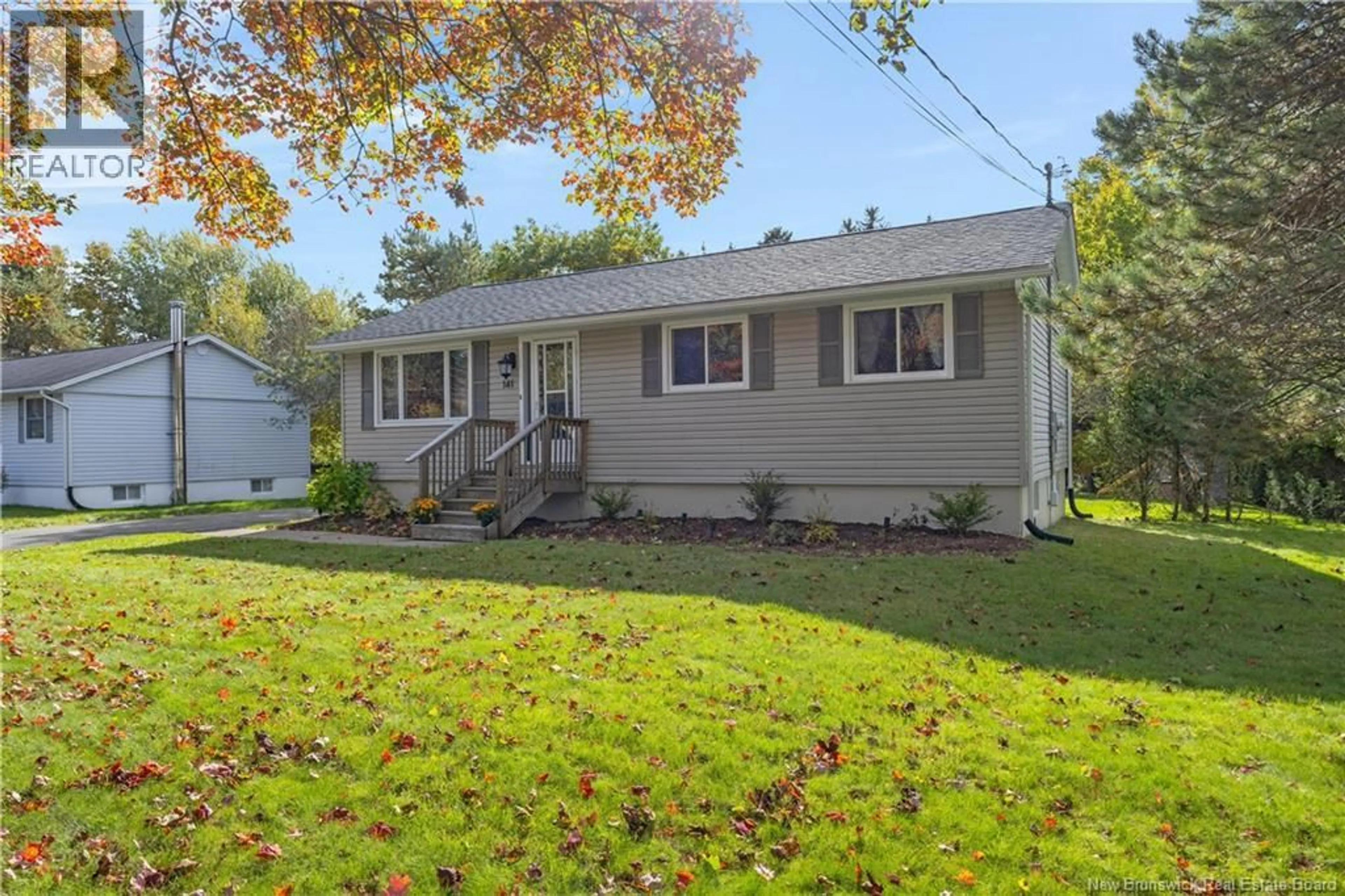 Home with vinyl exterior material, street for 141 PAULINE STREET, Saint John New Brunswick E2J3K8