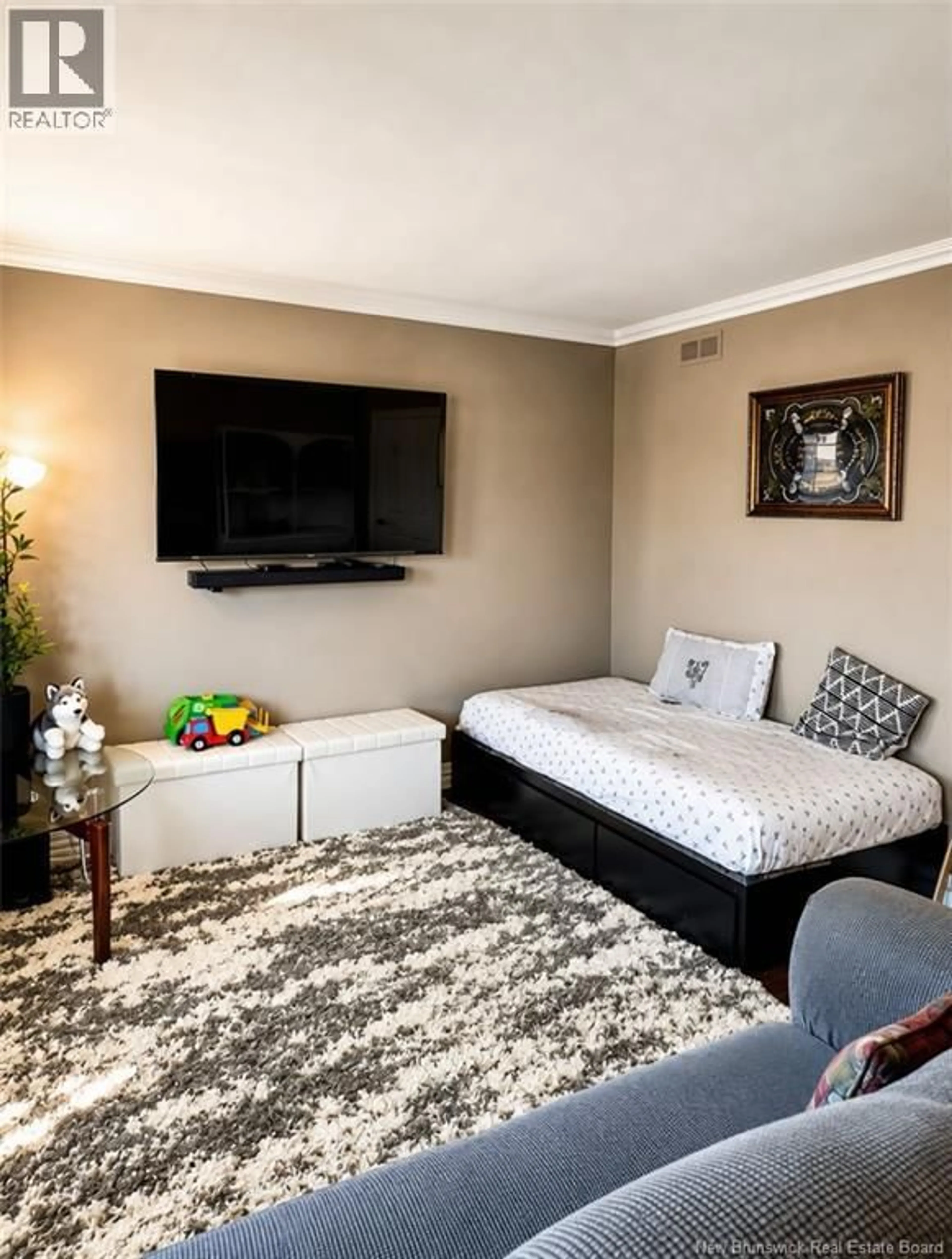 Living room with furniture, carpet floor for 149 LAKEBURN AVENUE, Dieppe New Brunswick E1A8N5