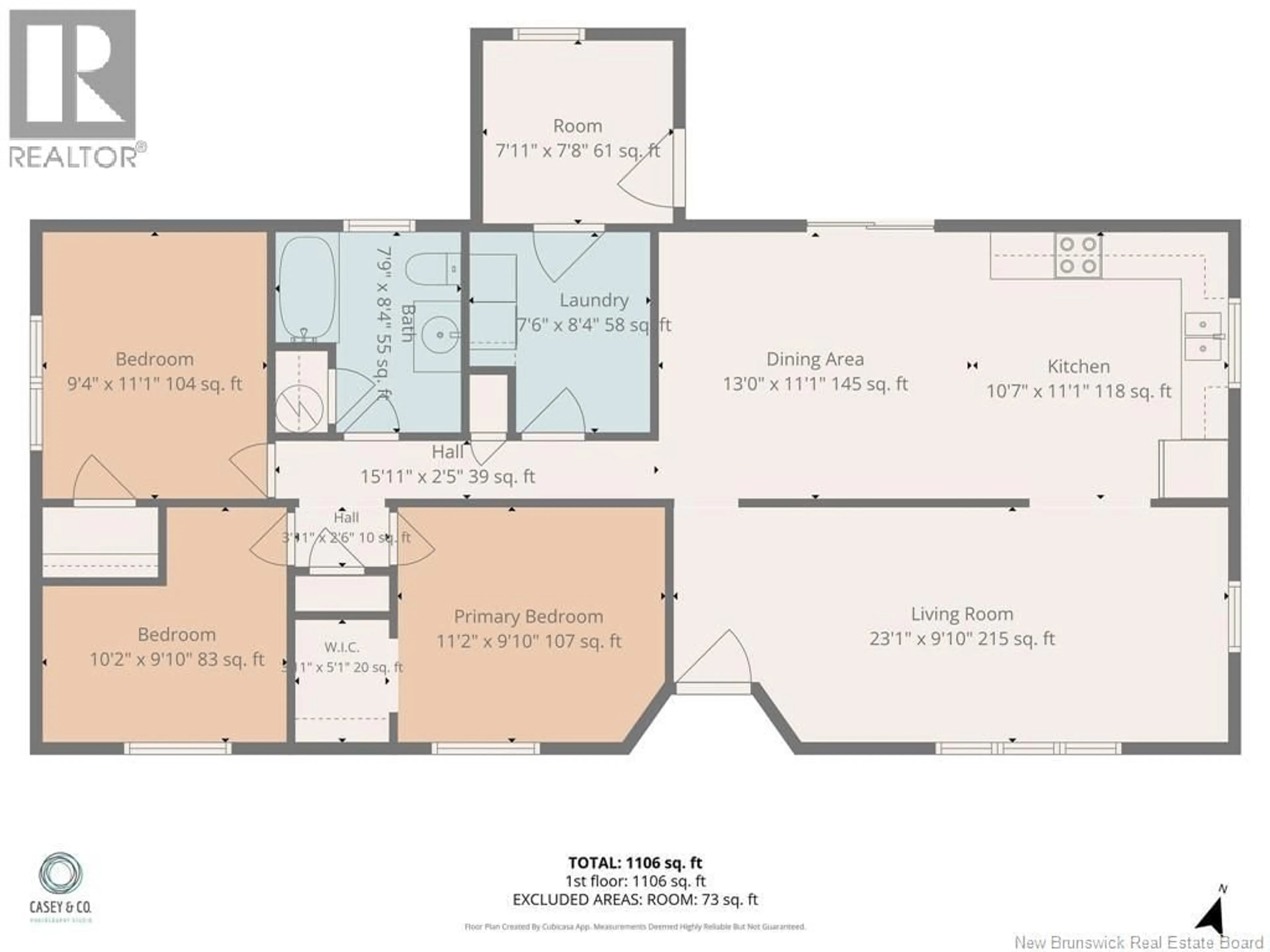 Floor plan for 7744 ROUTE 515, Saint-Paul New Brunswick E4T3T5