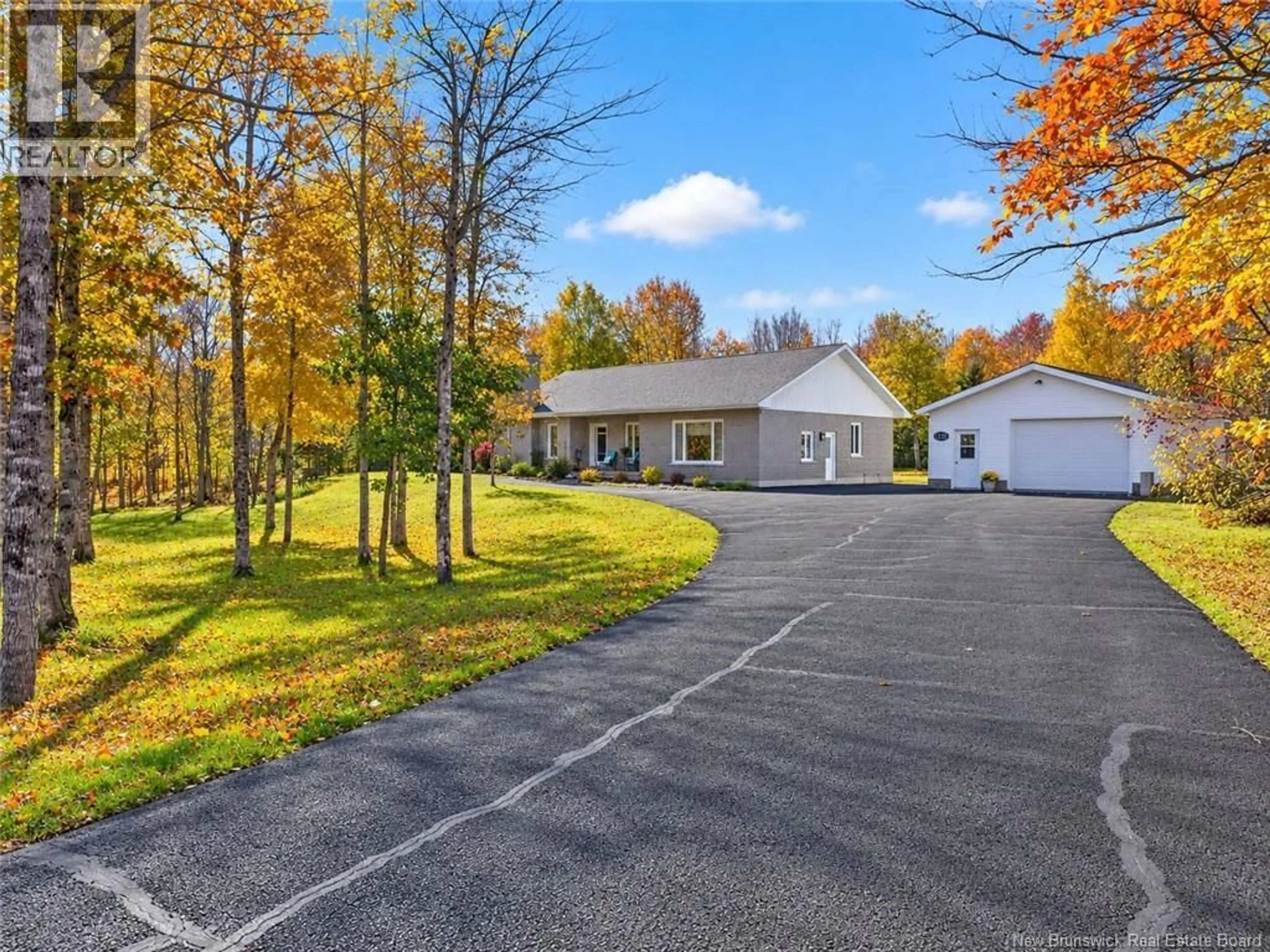 A pic from outside/outdoor area/front of a property/back of a property/a pic from drone, unknown for 190 ROUTE 365, Tilley Road New Brunswick E8M1N4