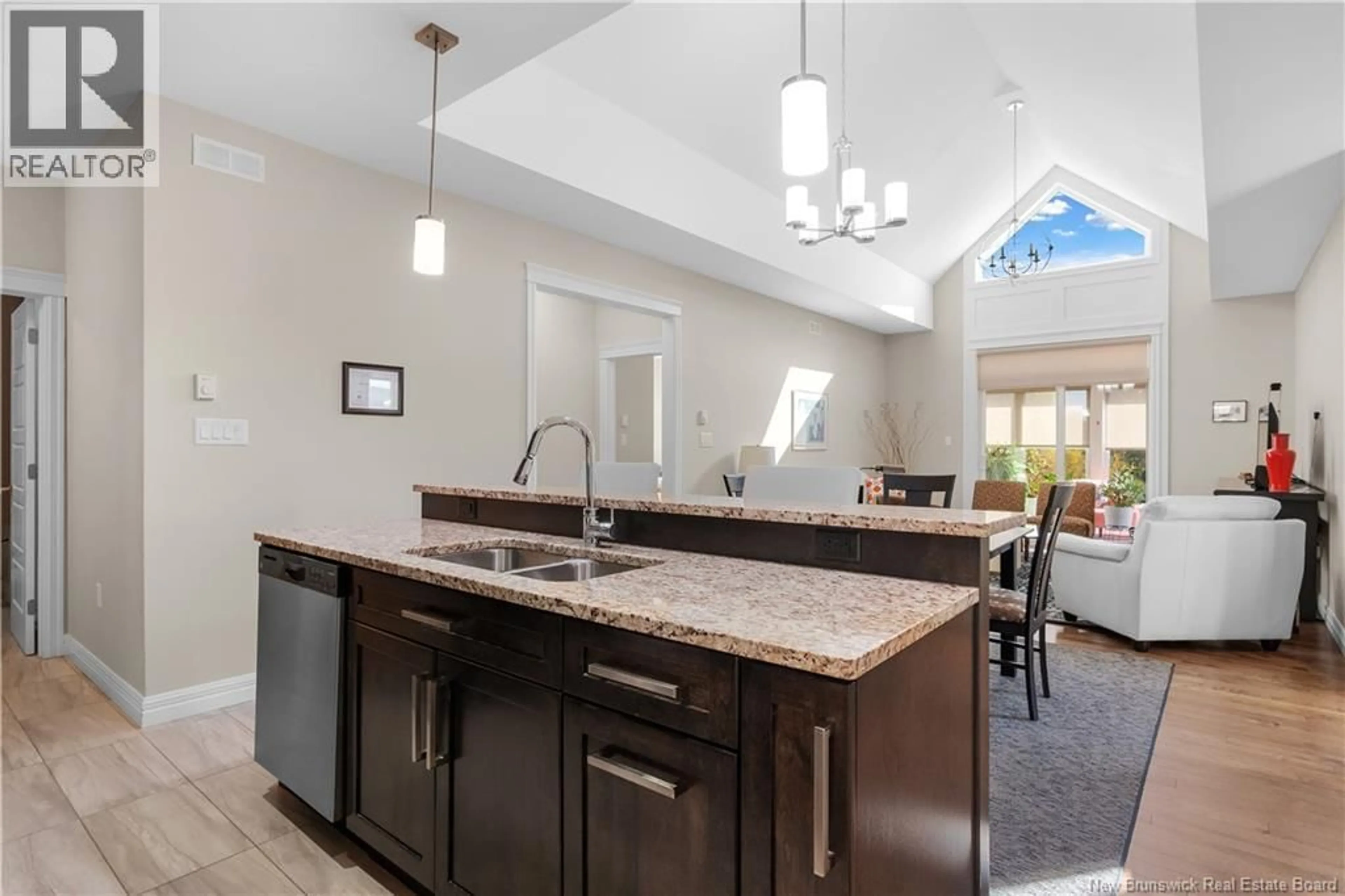 Open concept kitchen, ceramic/tile floor for 36 AUBERRY STREET, Moncton New Brunswick E1G5V2
