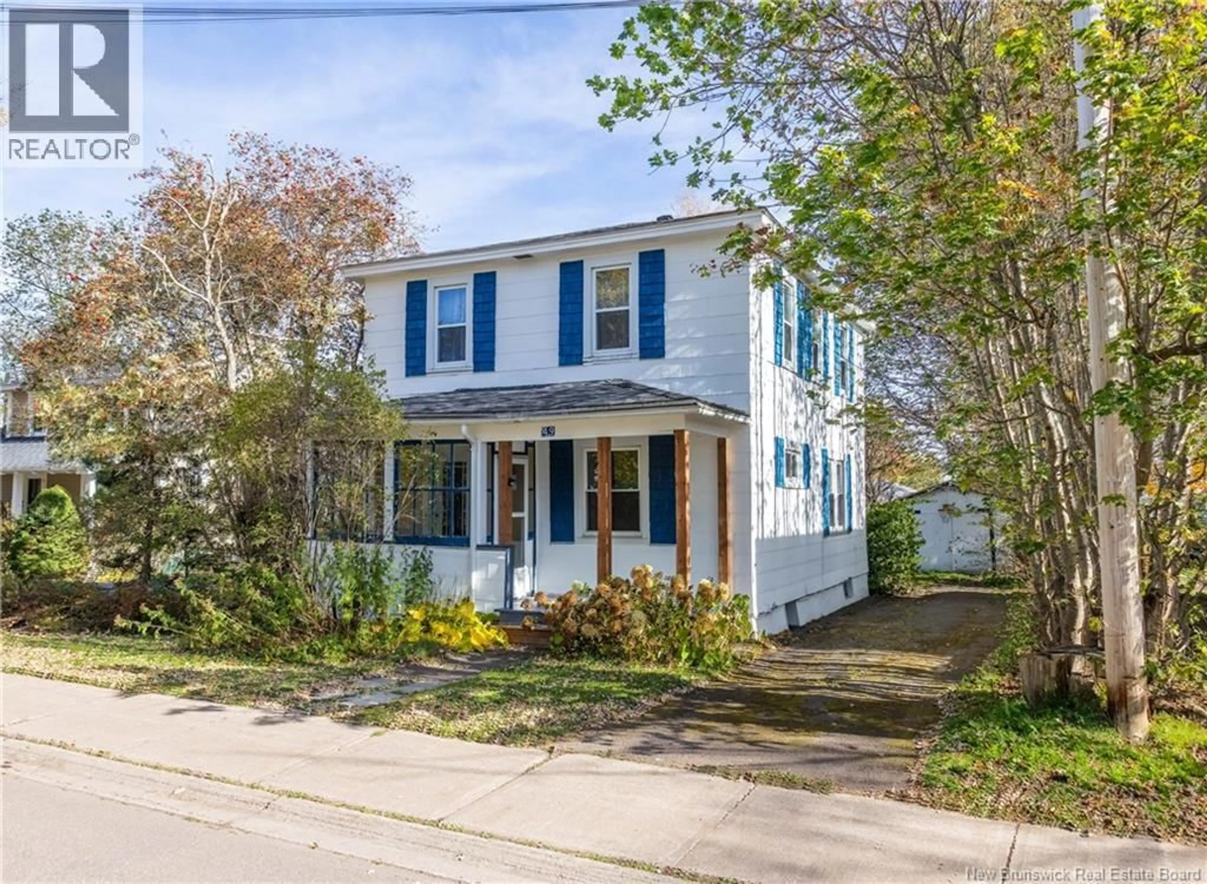 Home with vinyl exterior material, street for 49 WELDON STREET, Sackville New Brunswick E4L4N5