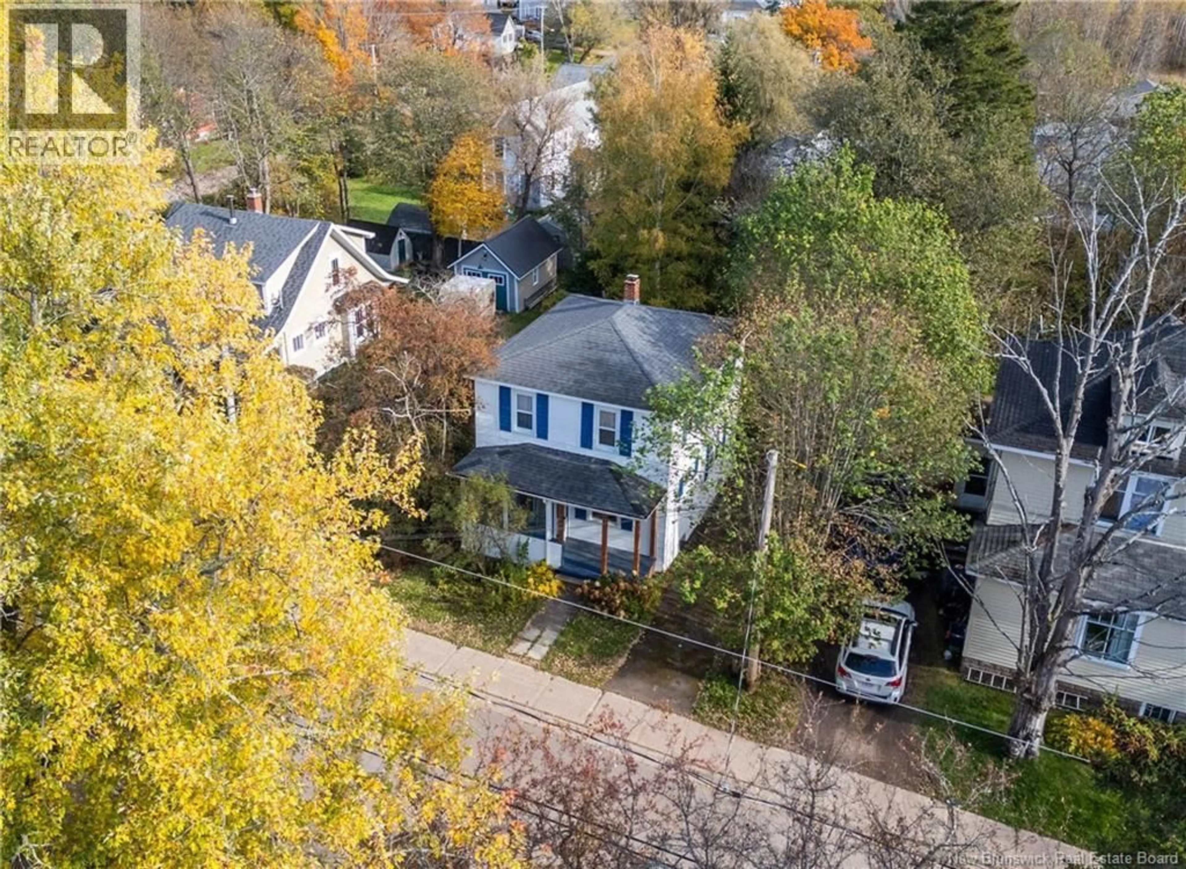 A pic from outside/outdoor area/front of a property/back of a property/a pic from drone, street for 49 WELDON STREET, Sackville New Brunswick E4L4N5