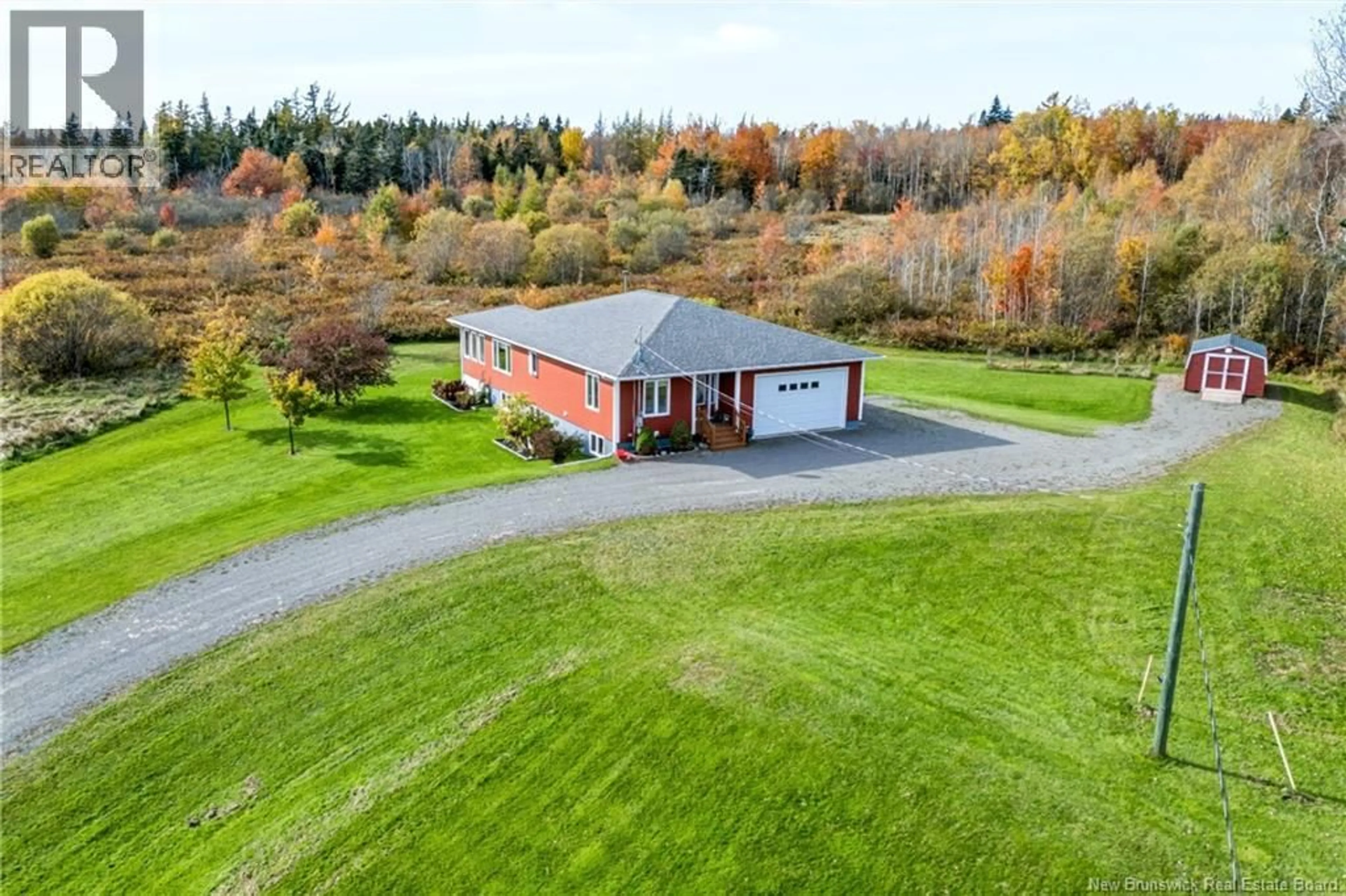 A pic from outside/outdoor area/front of a property/back of a property/a pic from drone, water/lake/river/ocean view for 679 ROUTE 935, Wood Point New Brunswick E4L2K8