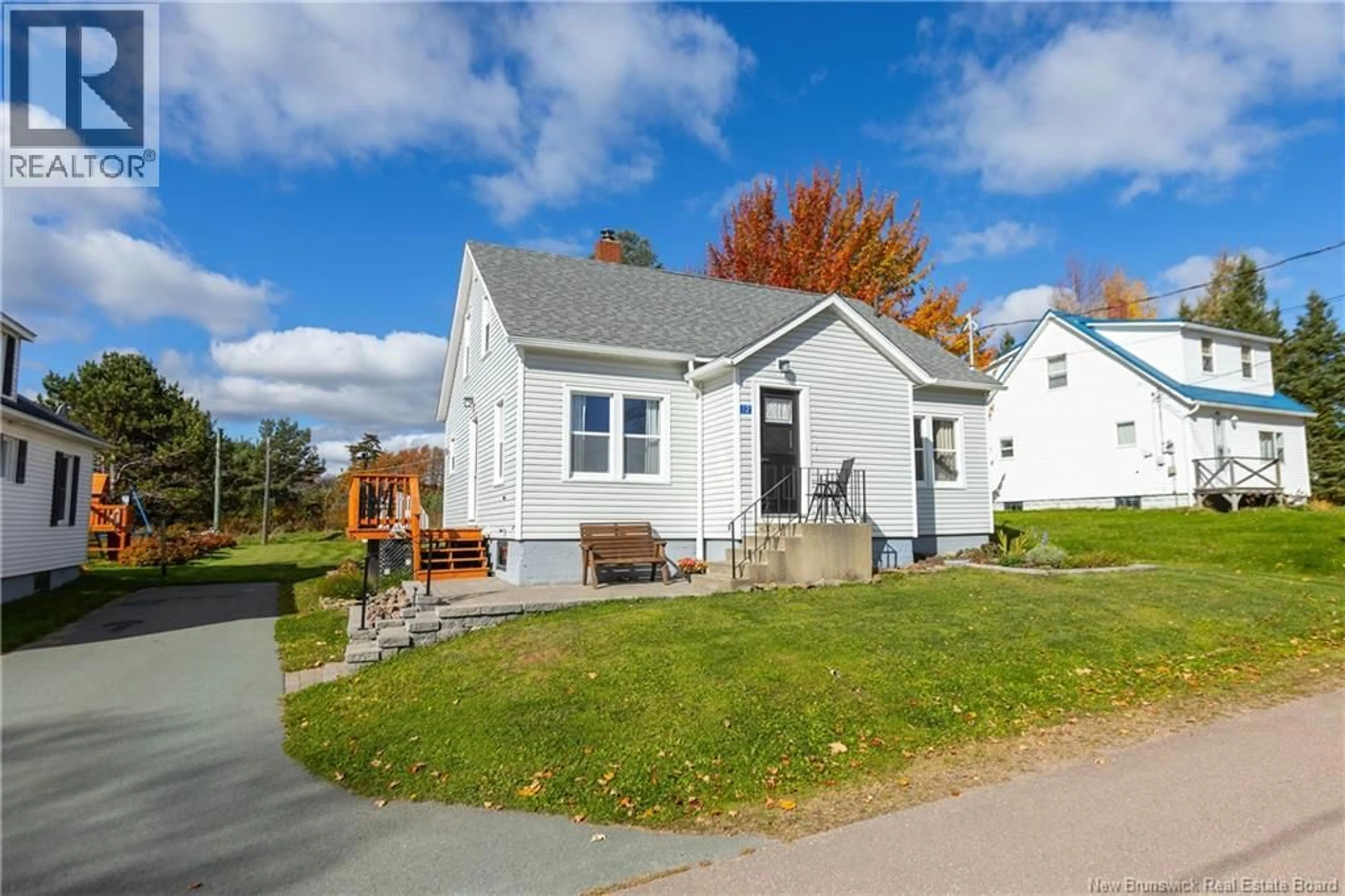 Home with vinyl exterior material, street for 12 PRINGLE STREET, Sackville New Brunswick E4L3E8